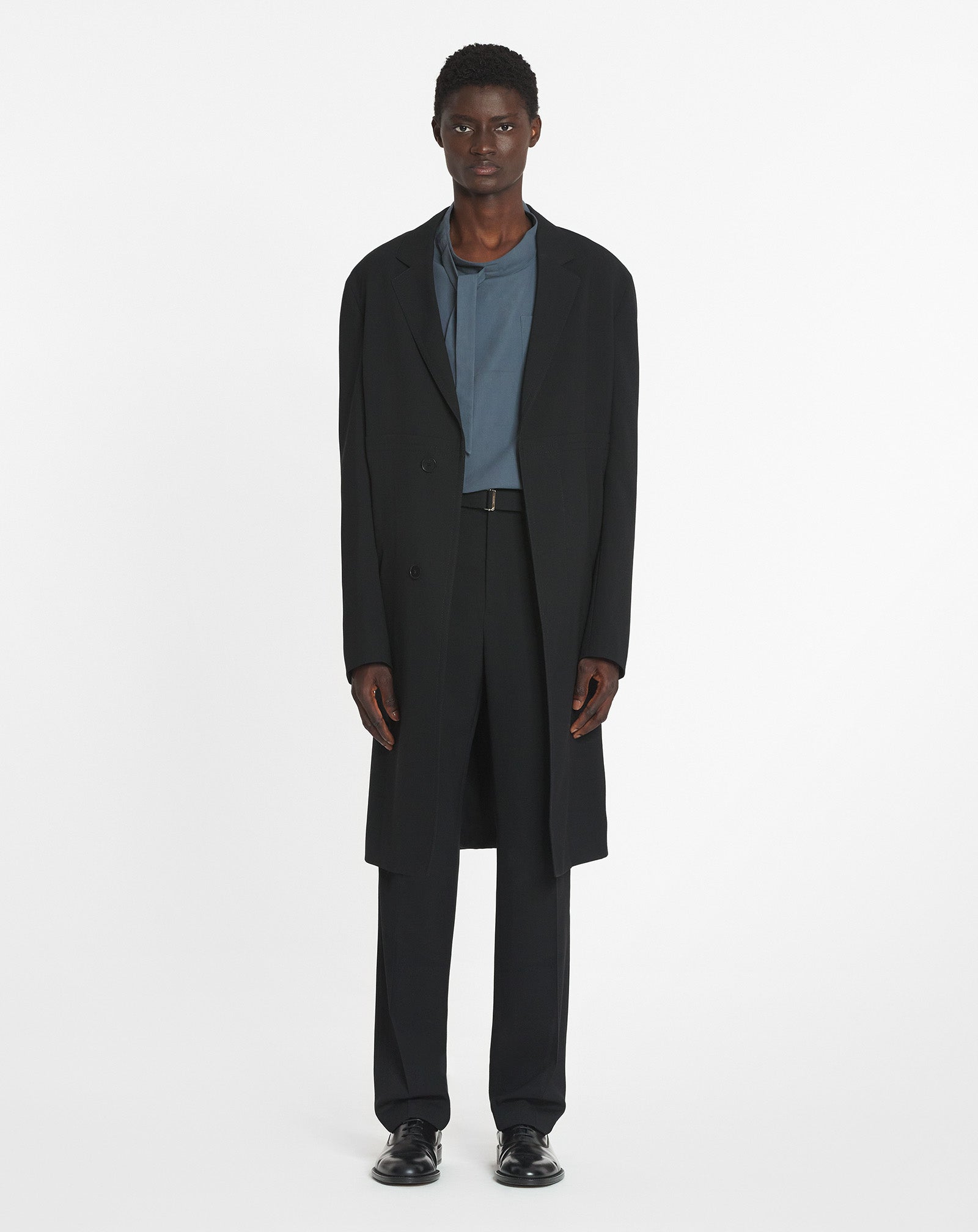 MANTEAU AMPLE EN LAINE