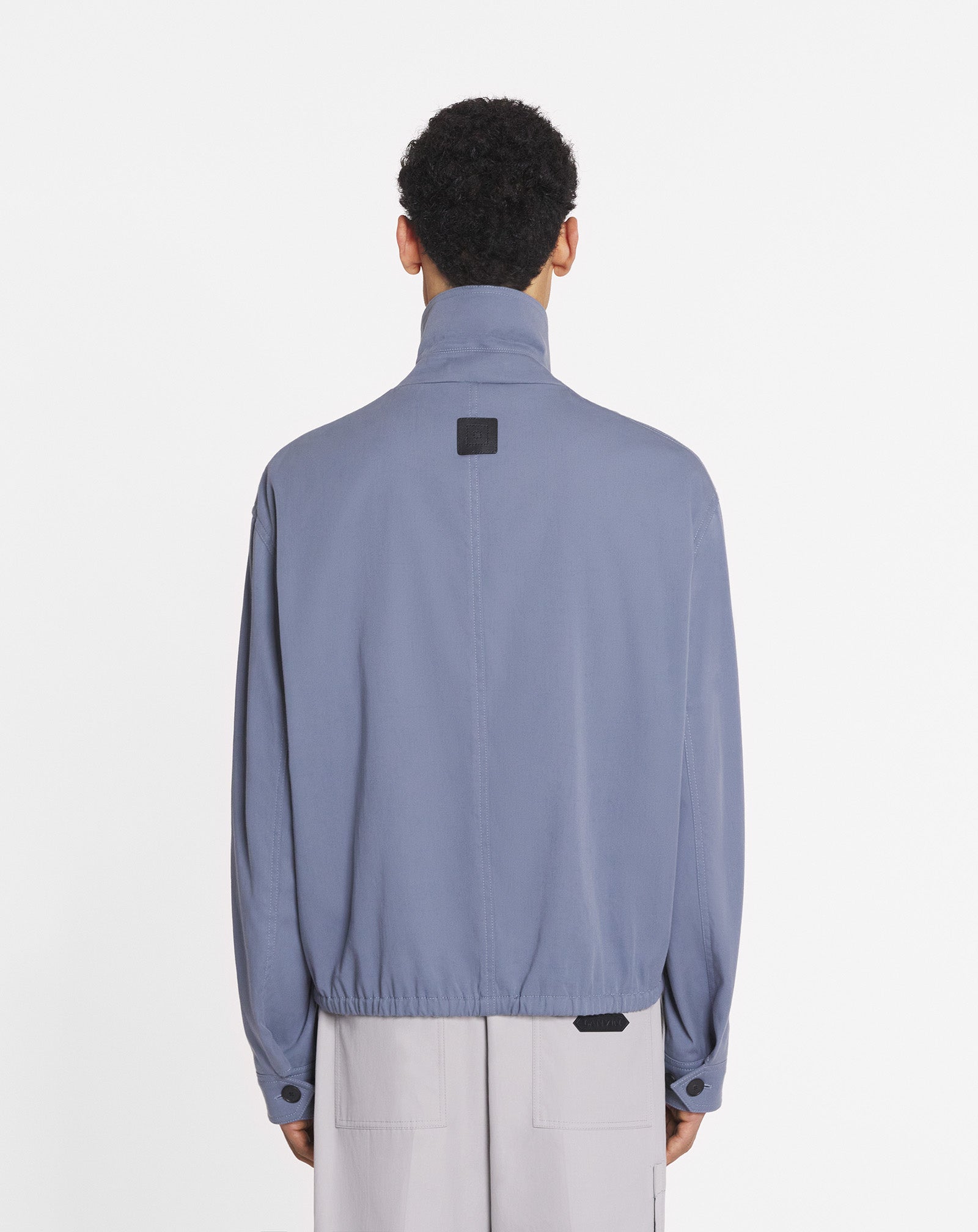 BLOUSON À POCHES EN COTON ET VISCOSE