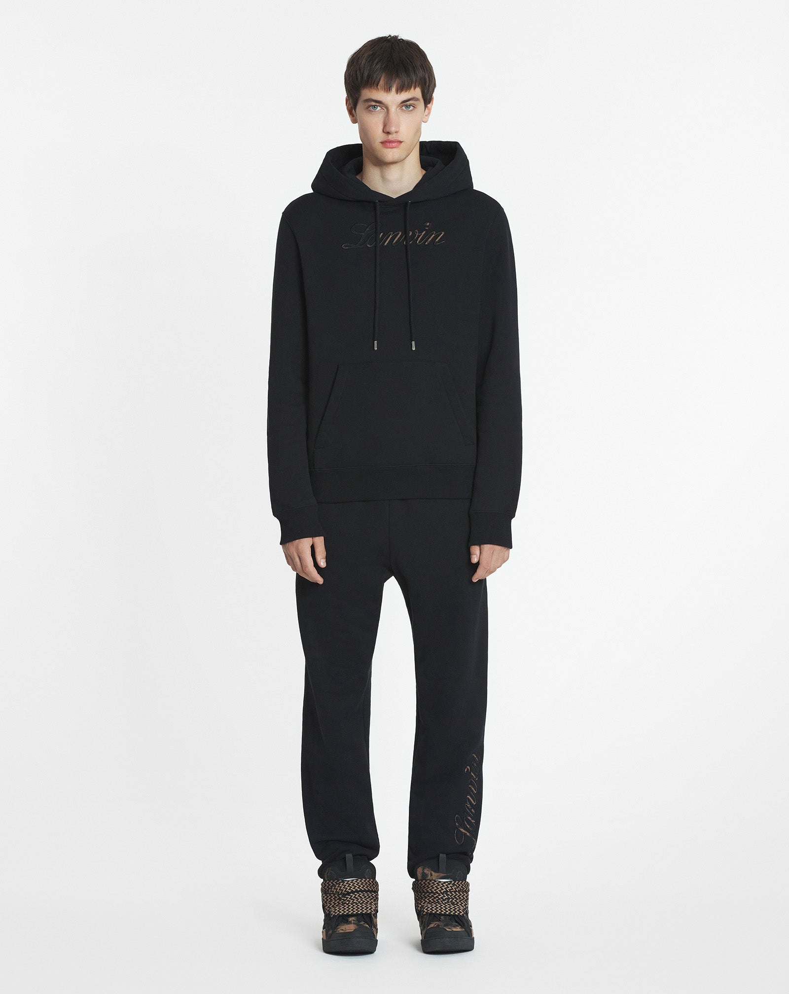 HOODIE LOGO DENIM