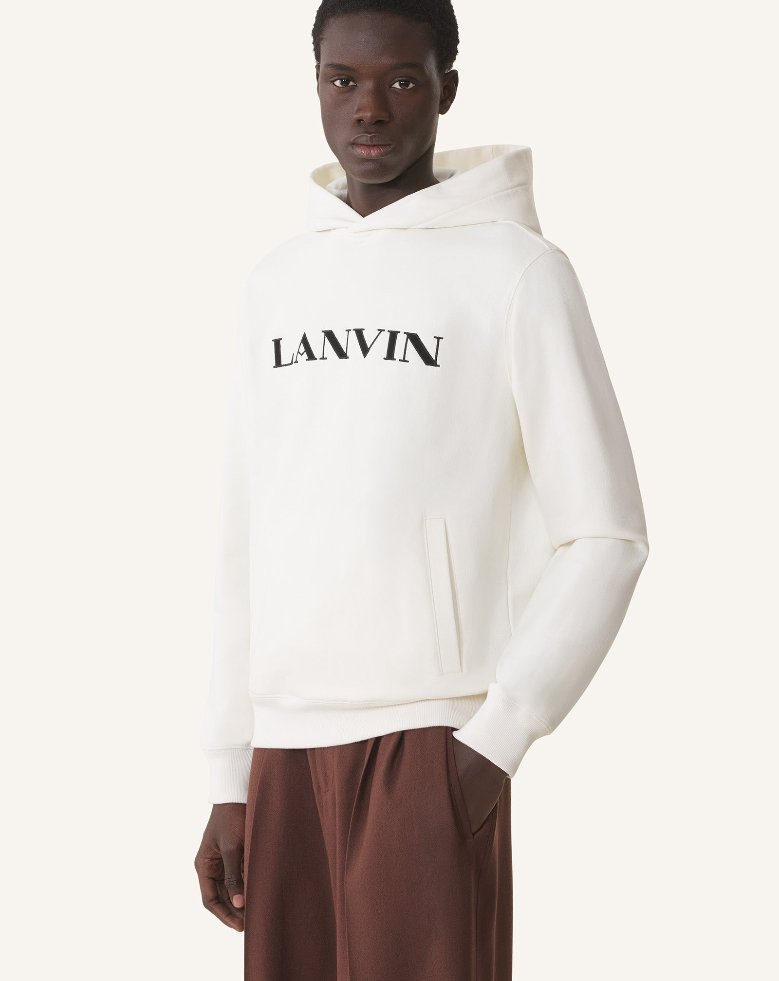 HOODIE BRODÉ LANVIN EN COTON