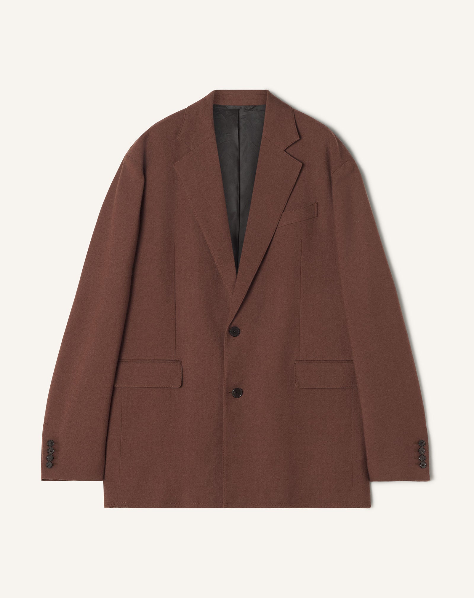 VESTE SIMPLE À ÉPAULES TOMBANTES
