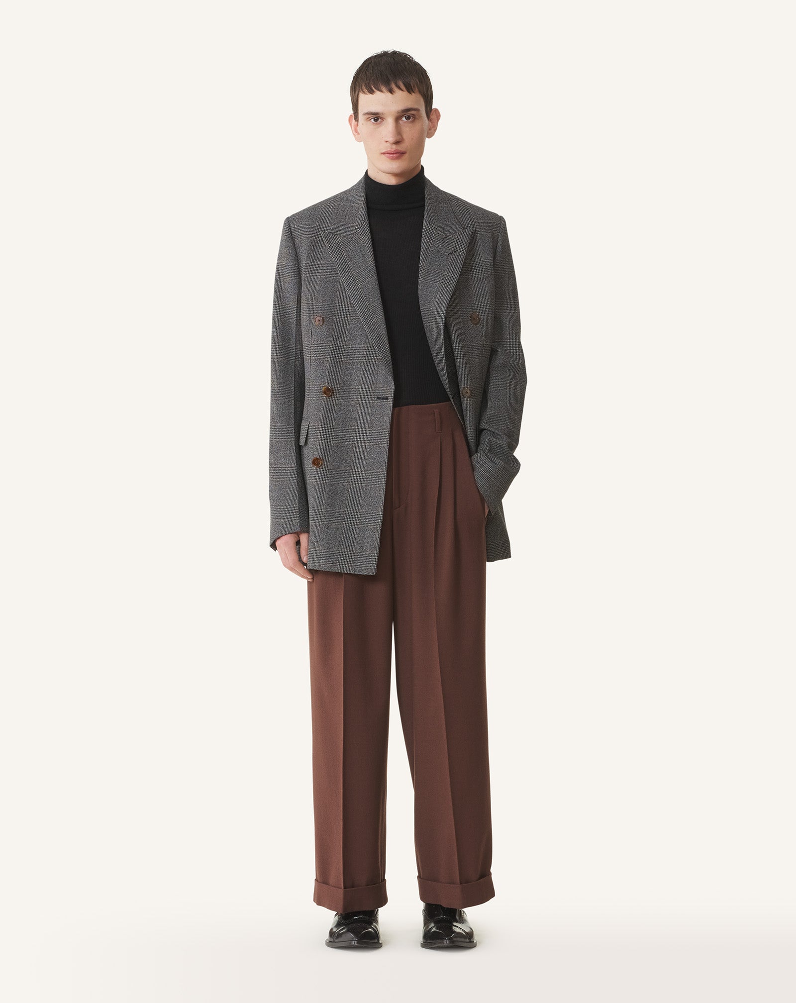 VESTE AJUSTÉE DOUBLE BOUTONNAGE