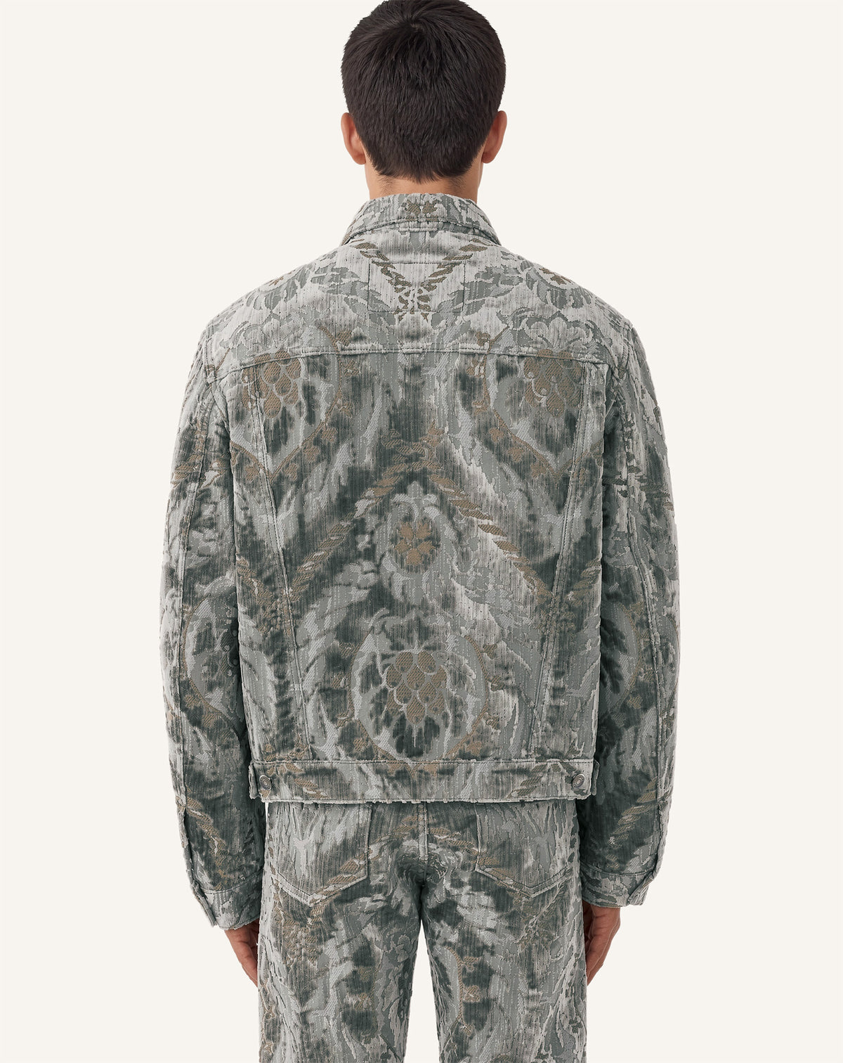 VESTE BEVILACQUA EN MOTIF PIGNA GRIS