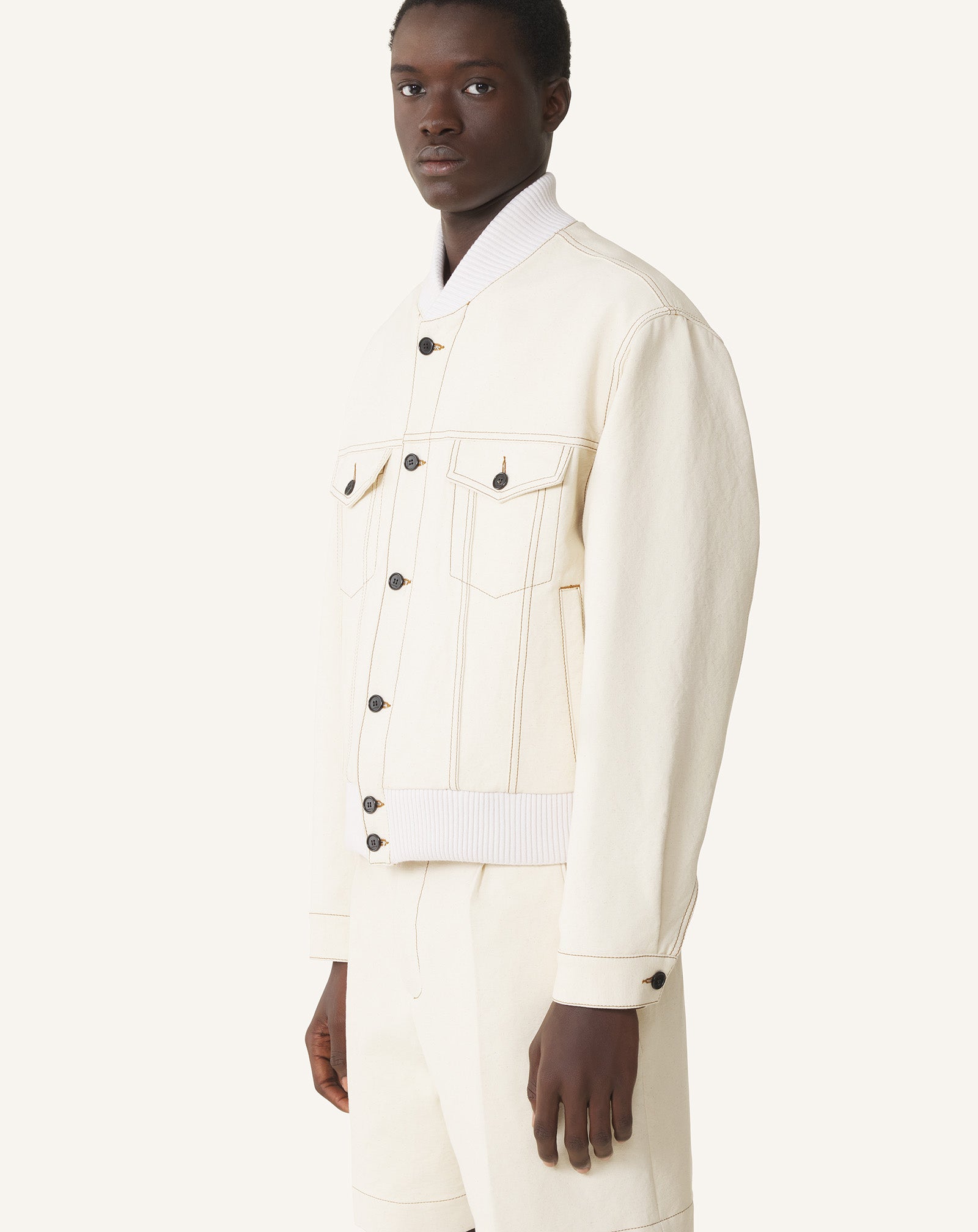 VESTE TEDDY EN DENIM