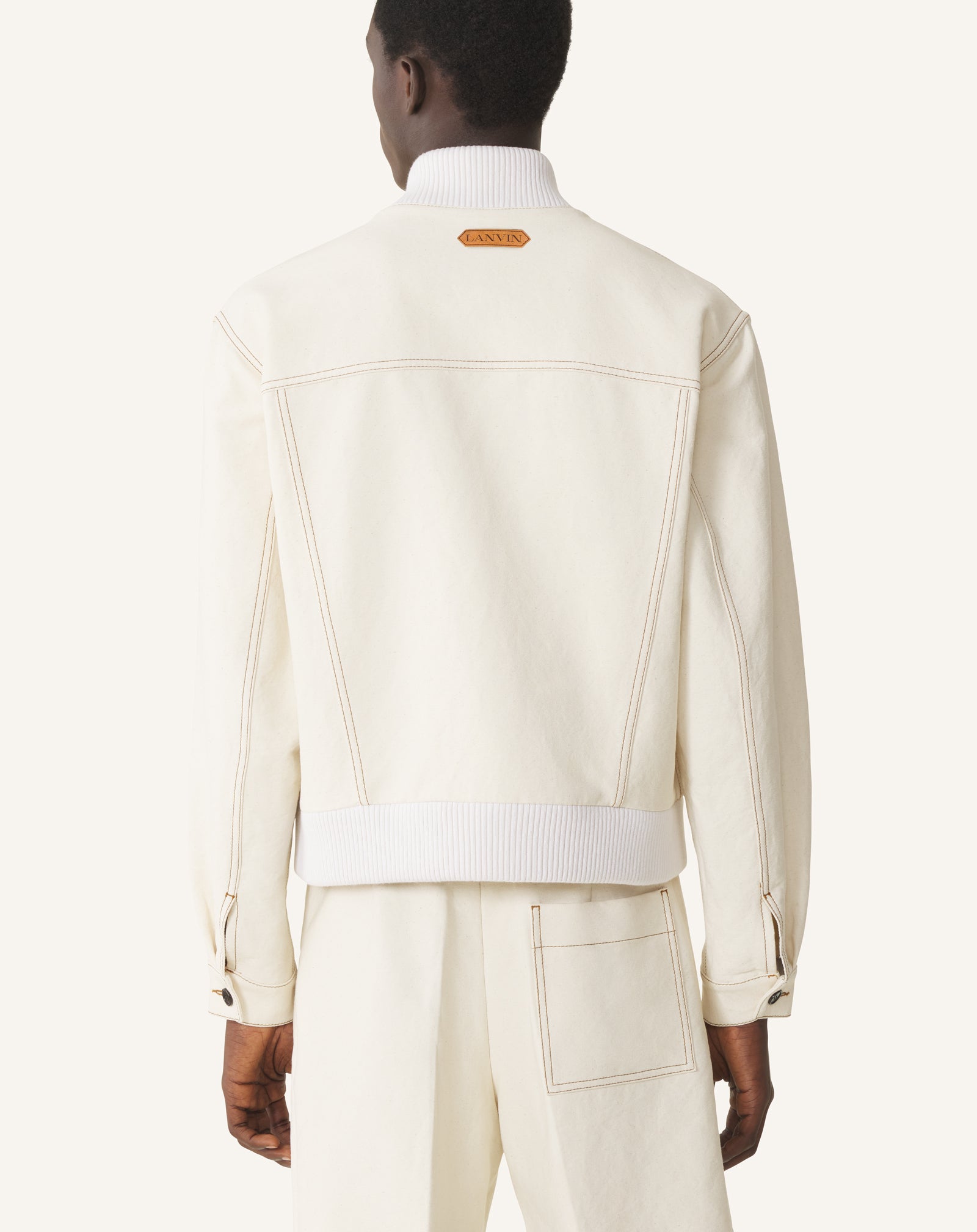 VESTE TEDDY EN DENIM