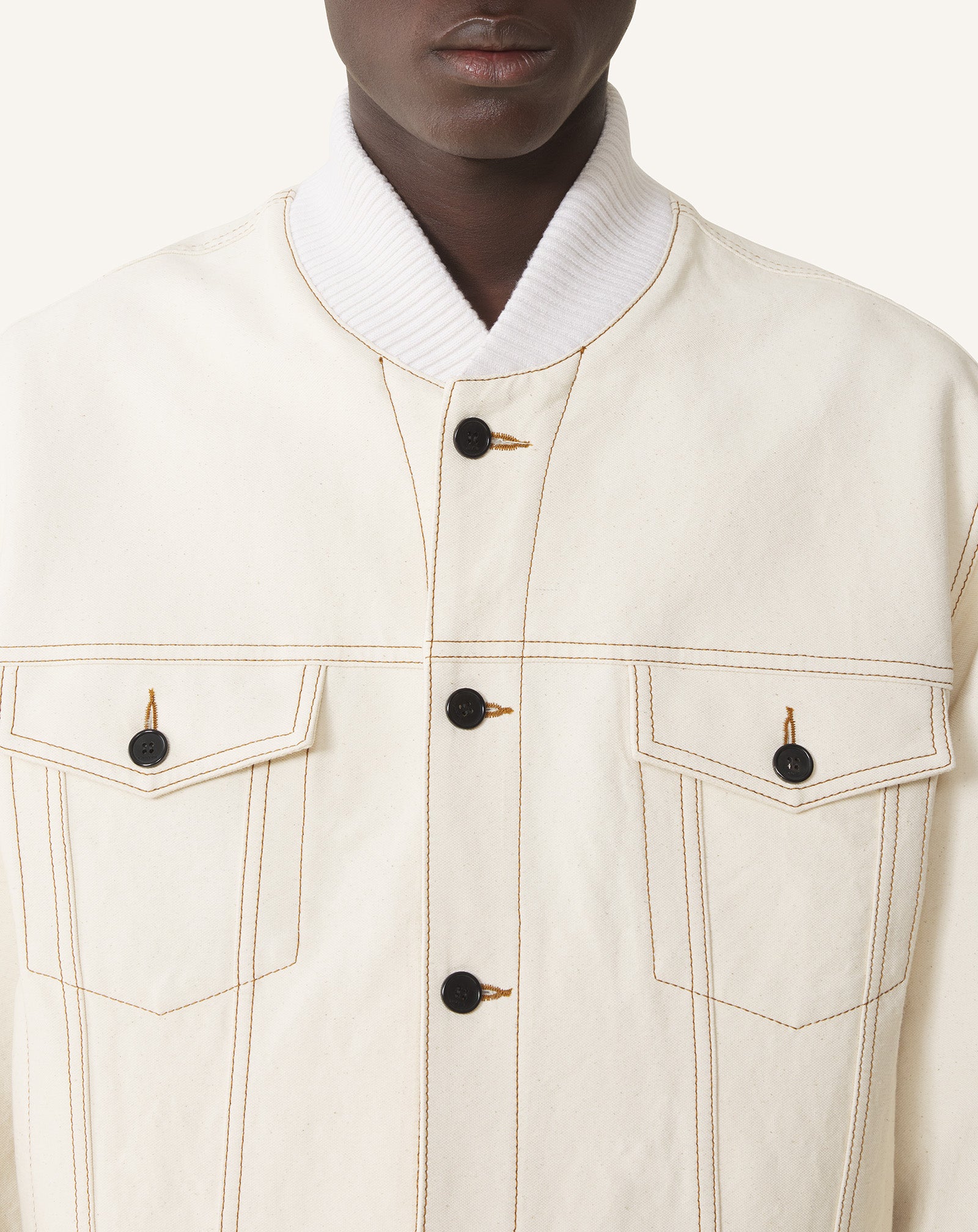 VESTE TEDDY EN DENIM