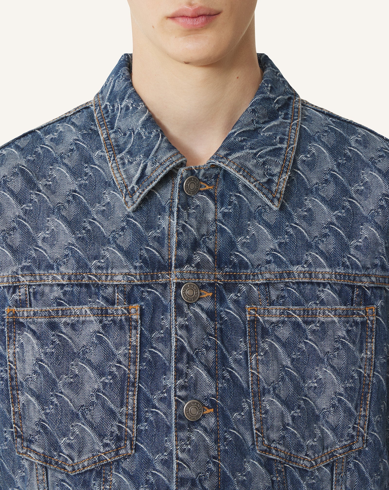 VESTE EN DENIM JACQUARD LUNAR YEAR