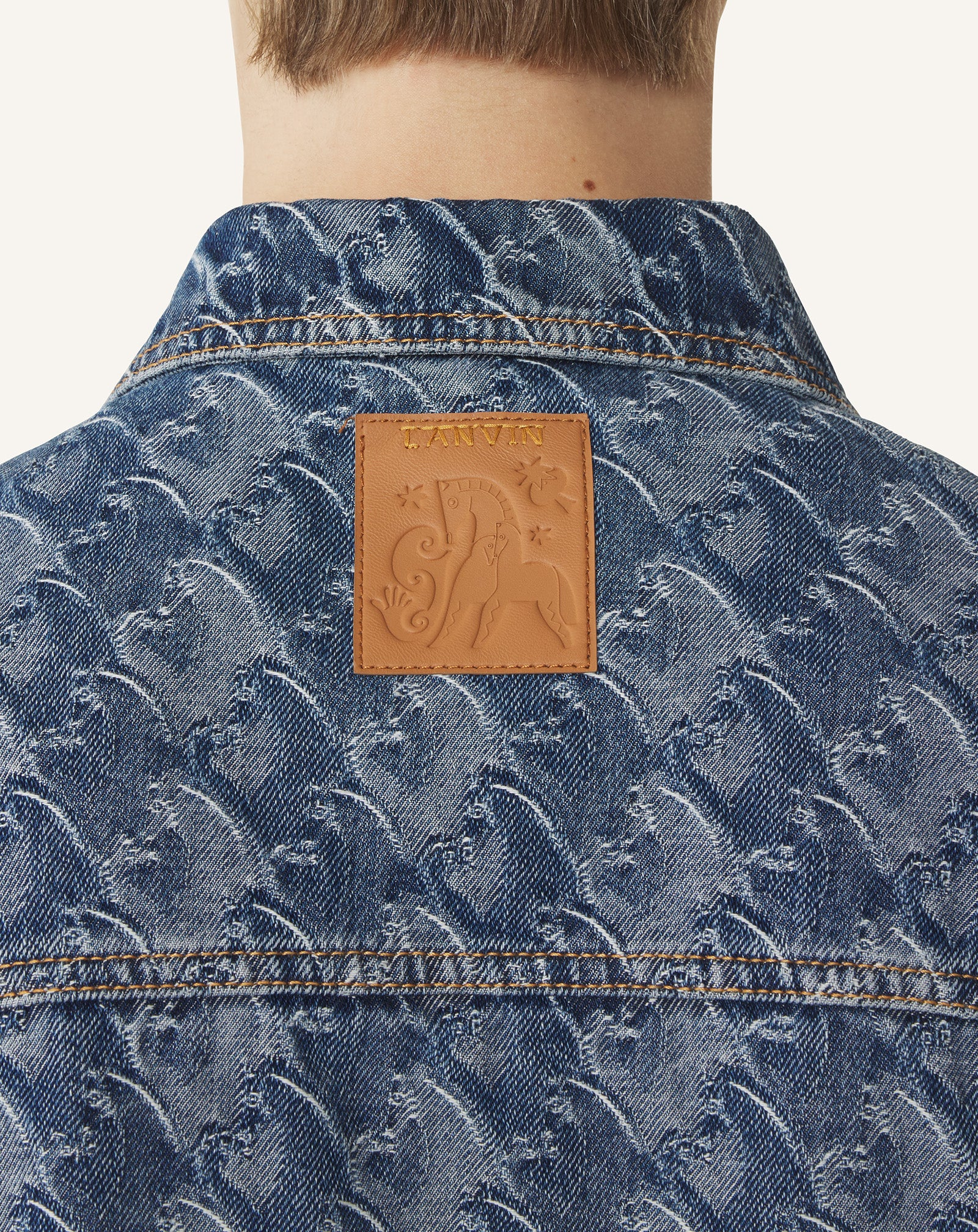 VESTE EN DENIM JACQUARD LUNAR YEAR