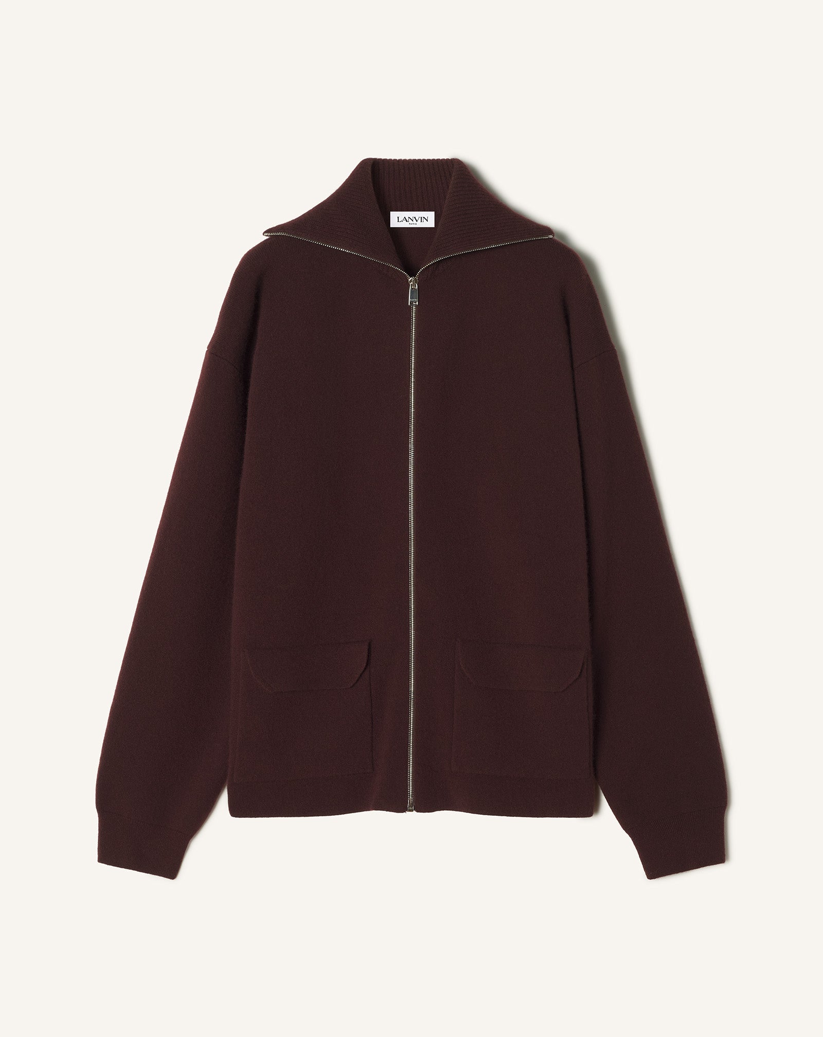CARDIGAN ZIPPÉ EN CACHEMIRE