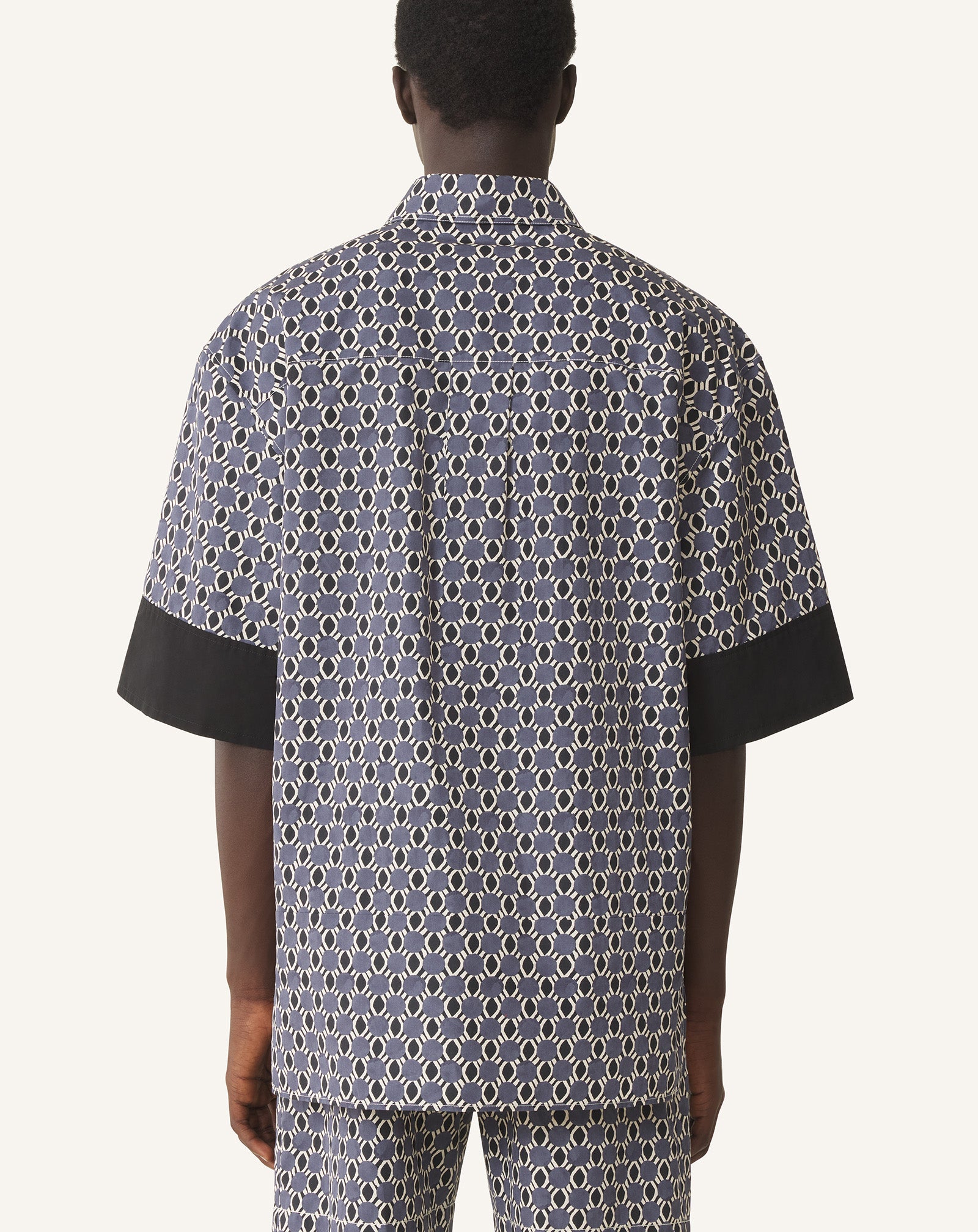 CHEMISE AMPLE EN COTON IMPRIMÉ