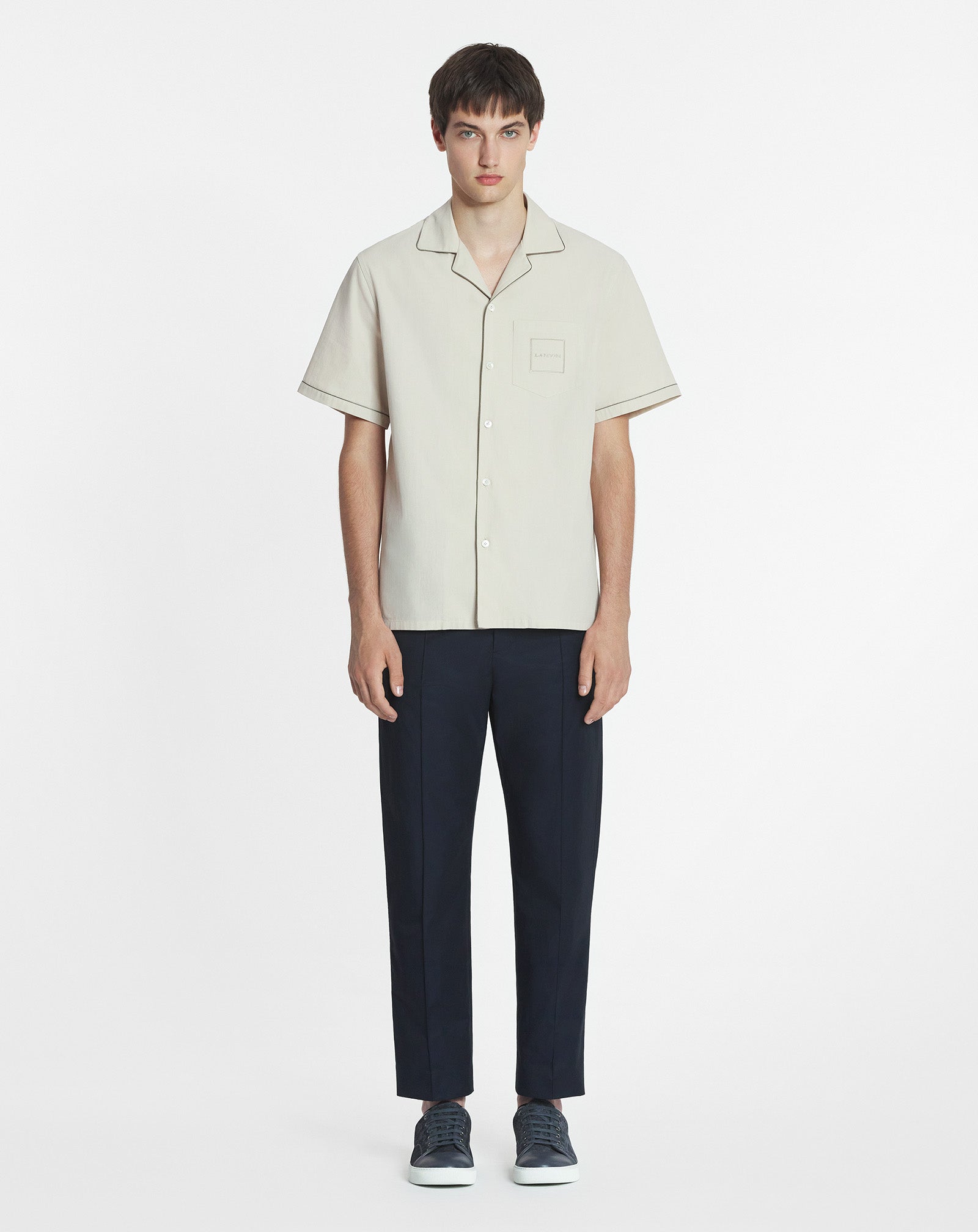 CHEMISE BOWLING EN COTON FLUIDE