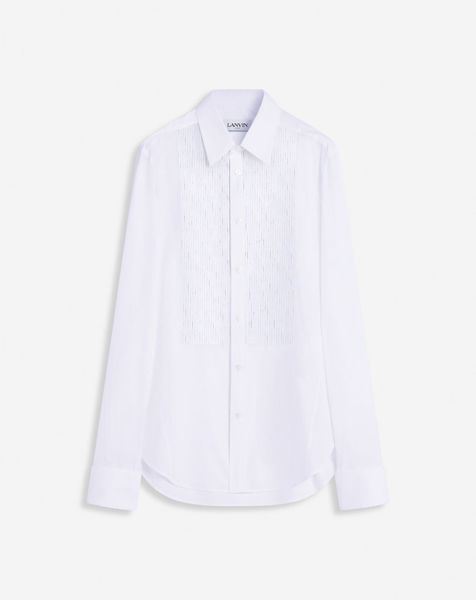 CHEMISE AJUSTÉE À PLASTRON BRODÉ