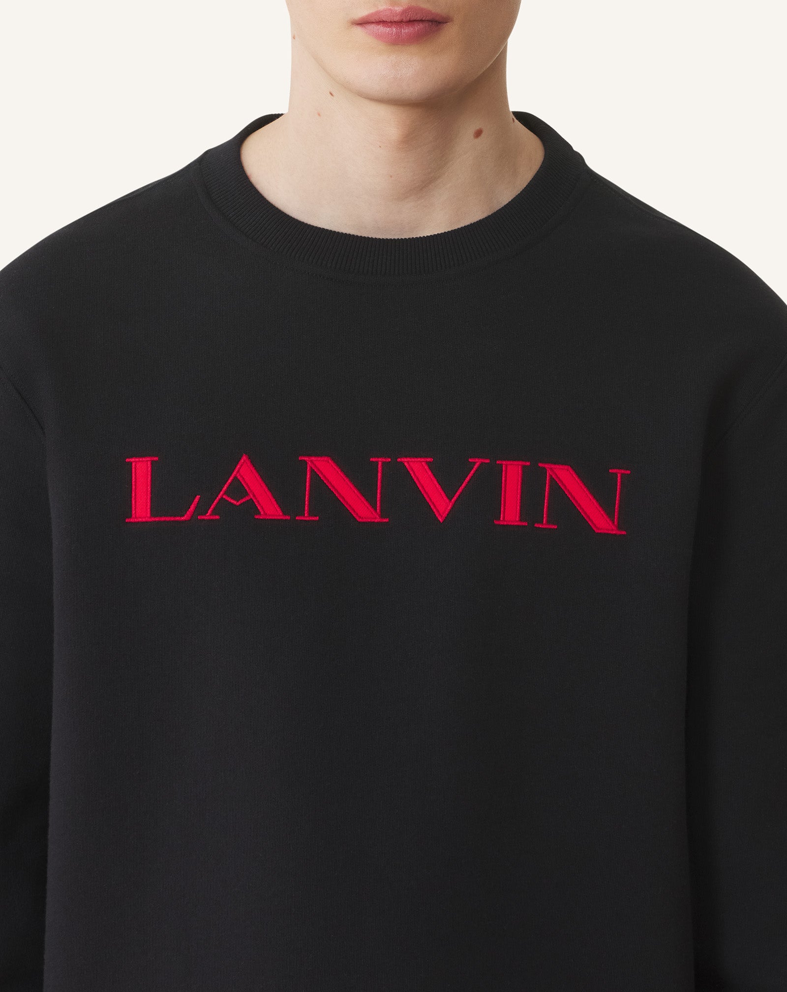 SWEATSHIRT BRODÉ LANVIN EN COTON
