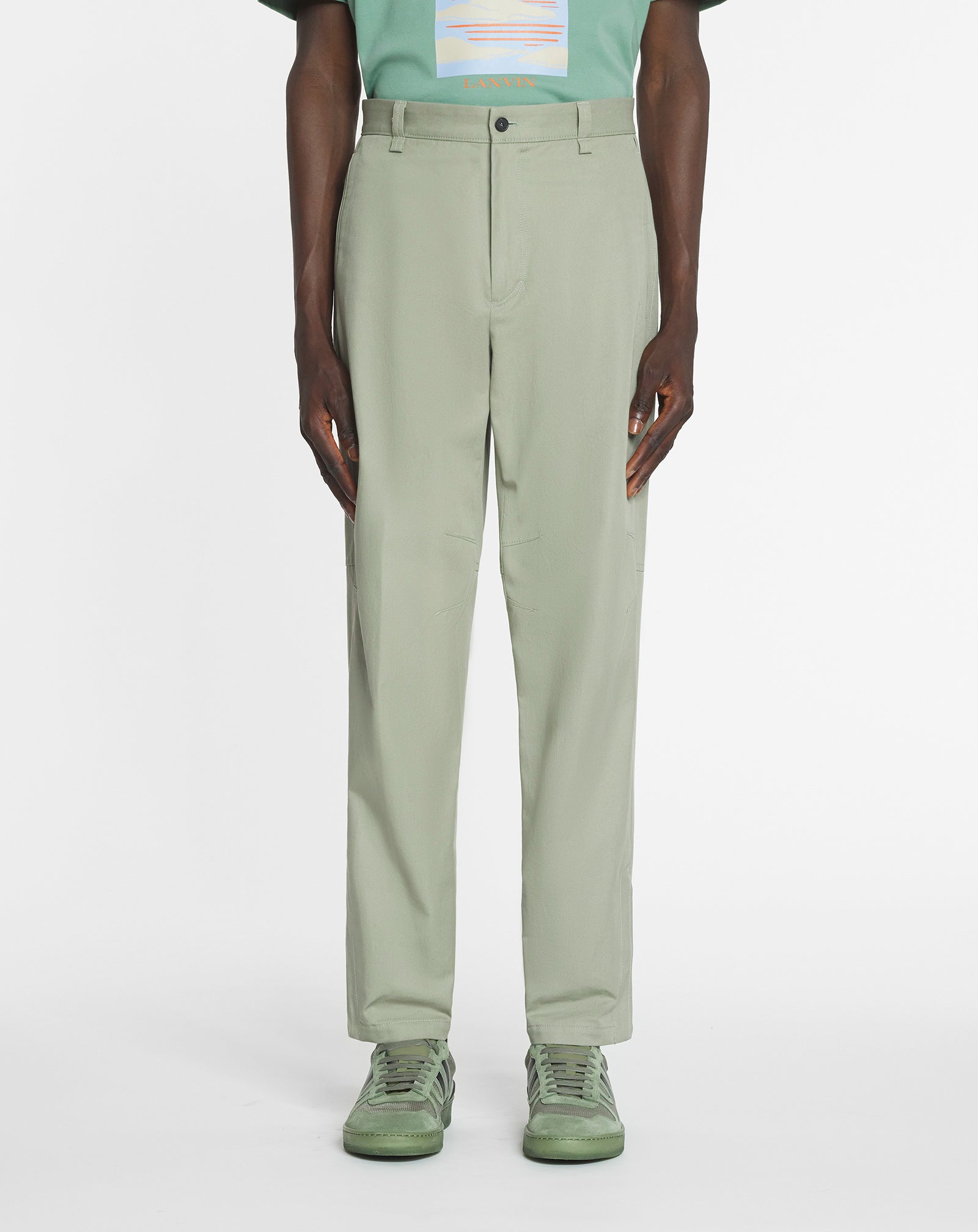 PANTALON BIKER EN COTON