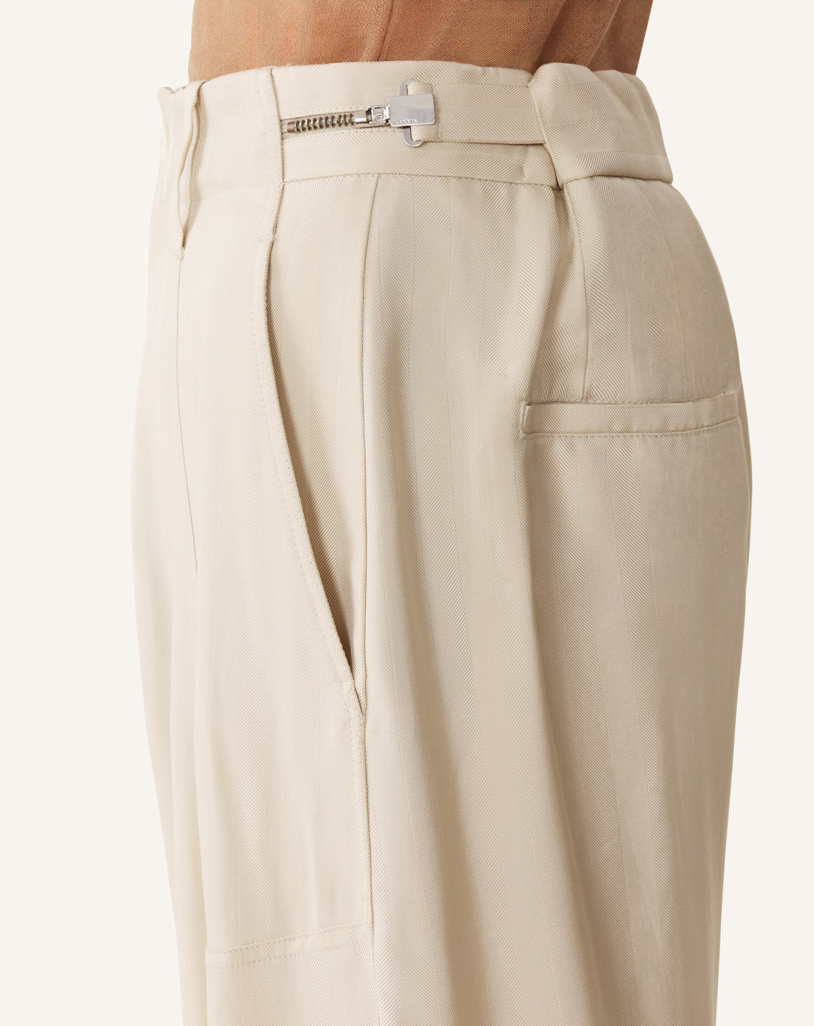 PANTALON AMPLE EN VISCOSE