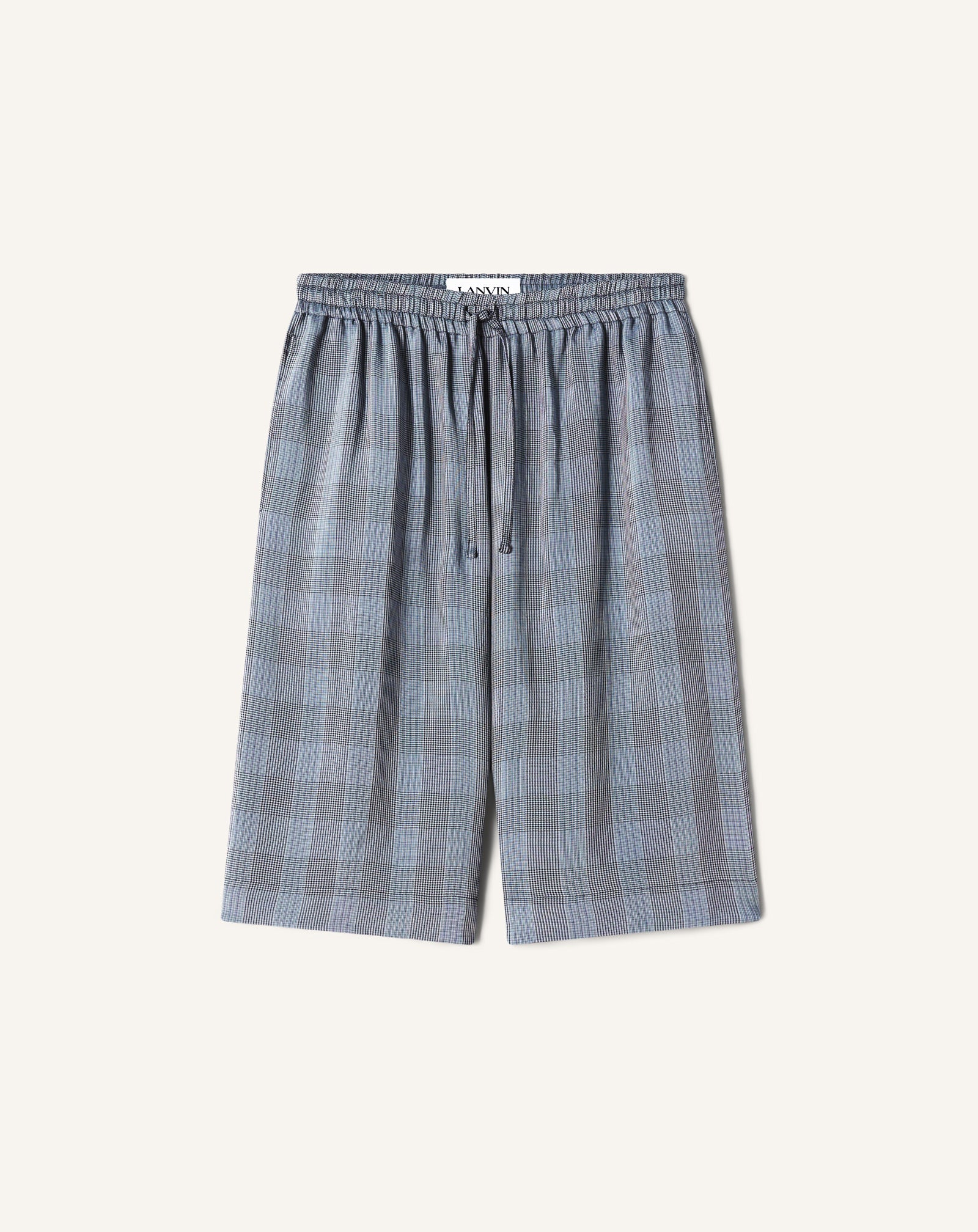 BERMUDA EN VISCOSE NOIR