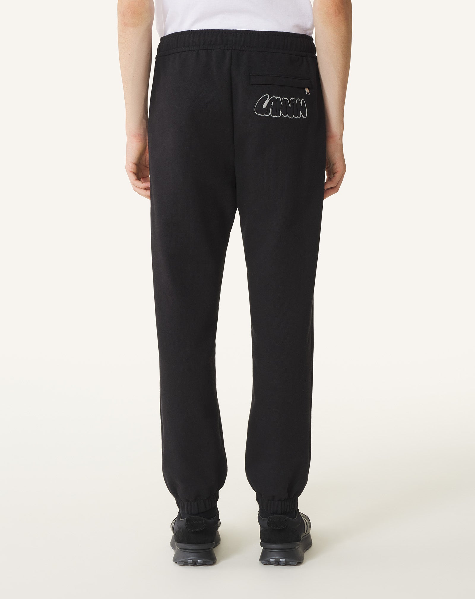 BLACK URBAN CURB JOGGING PANTS