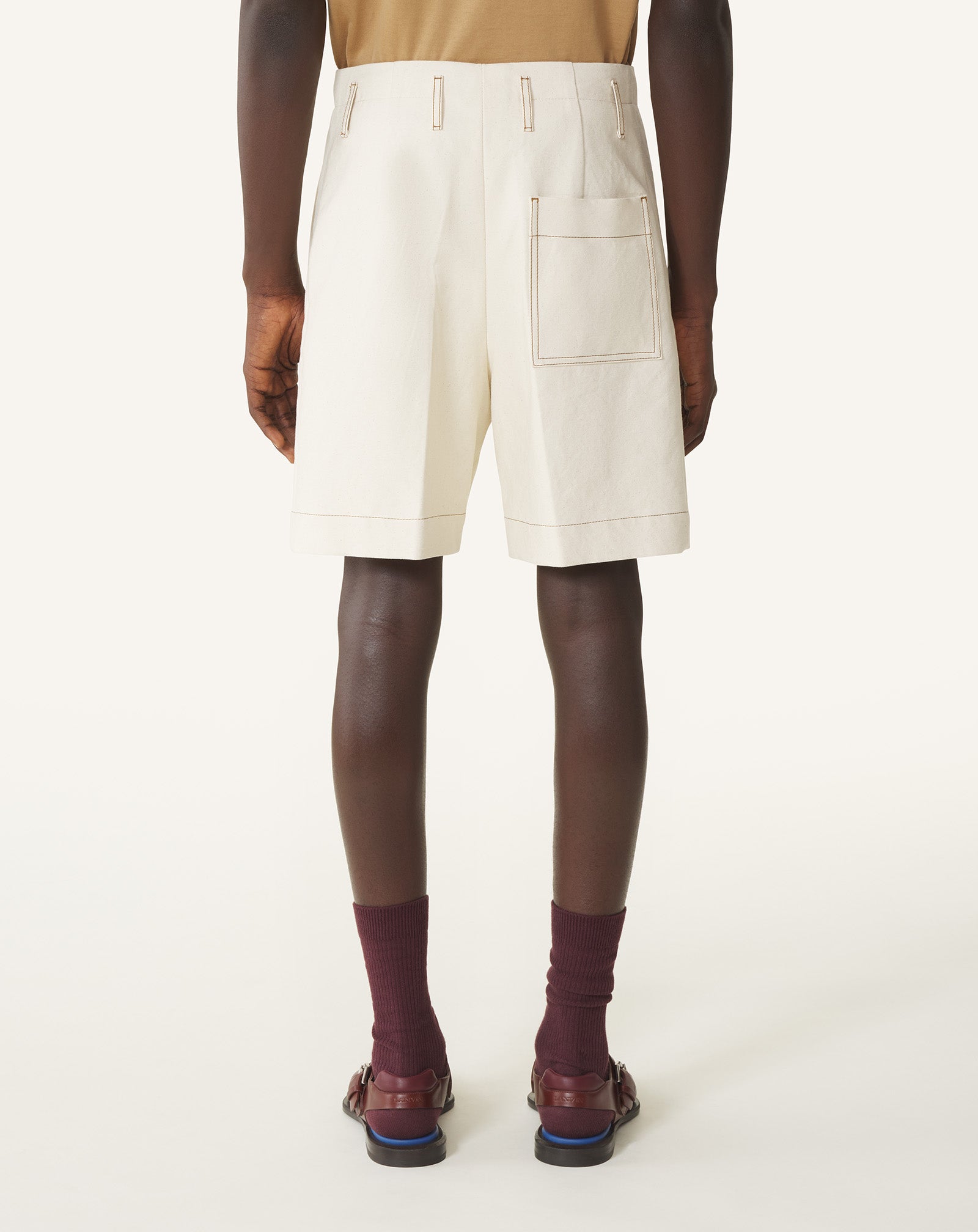 SHORT EN DENIM BLANC