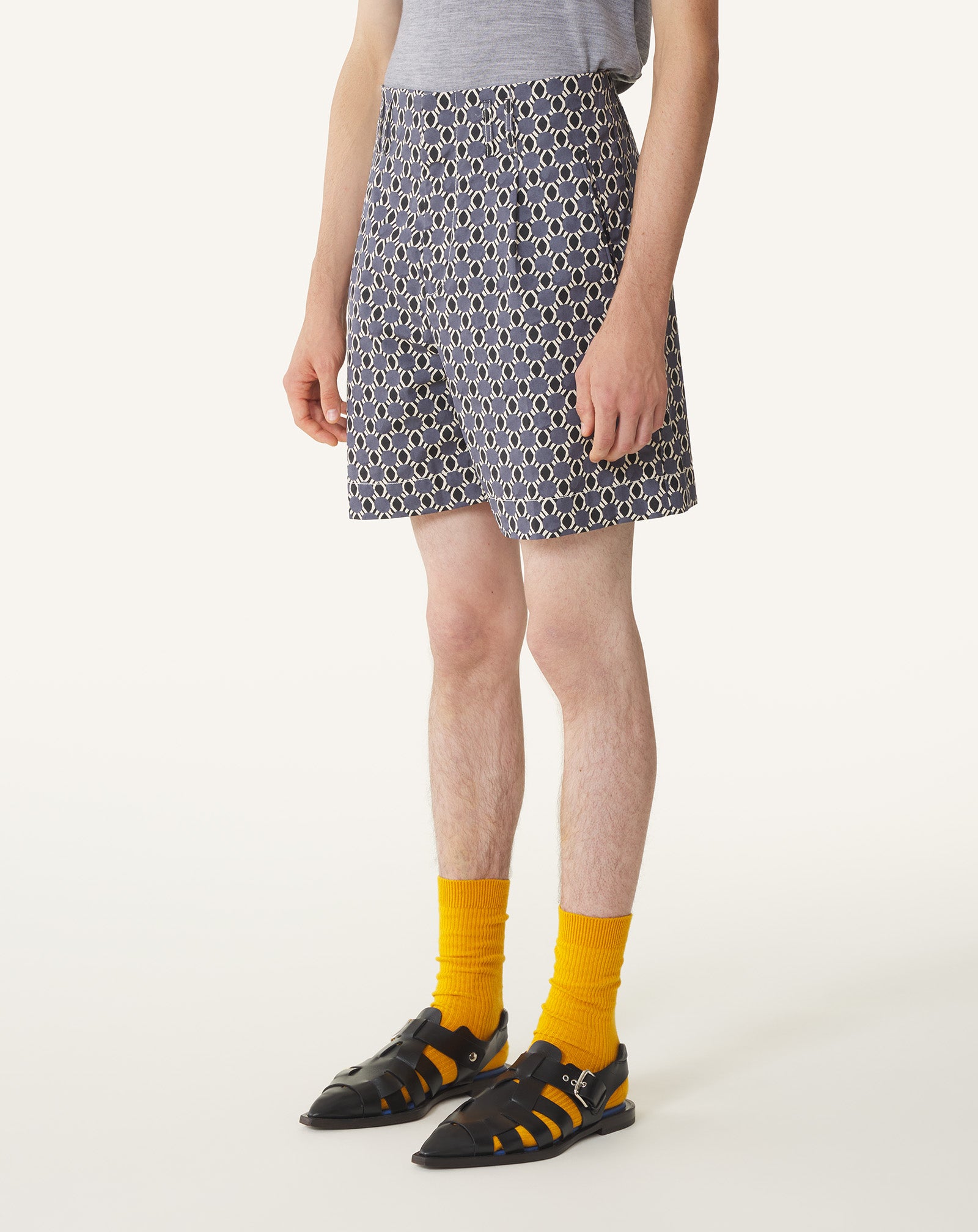 SHORT EN COTON IMPRIMÉ