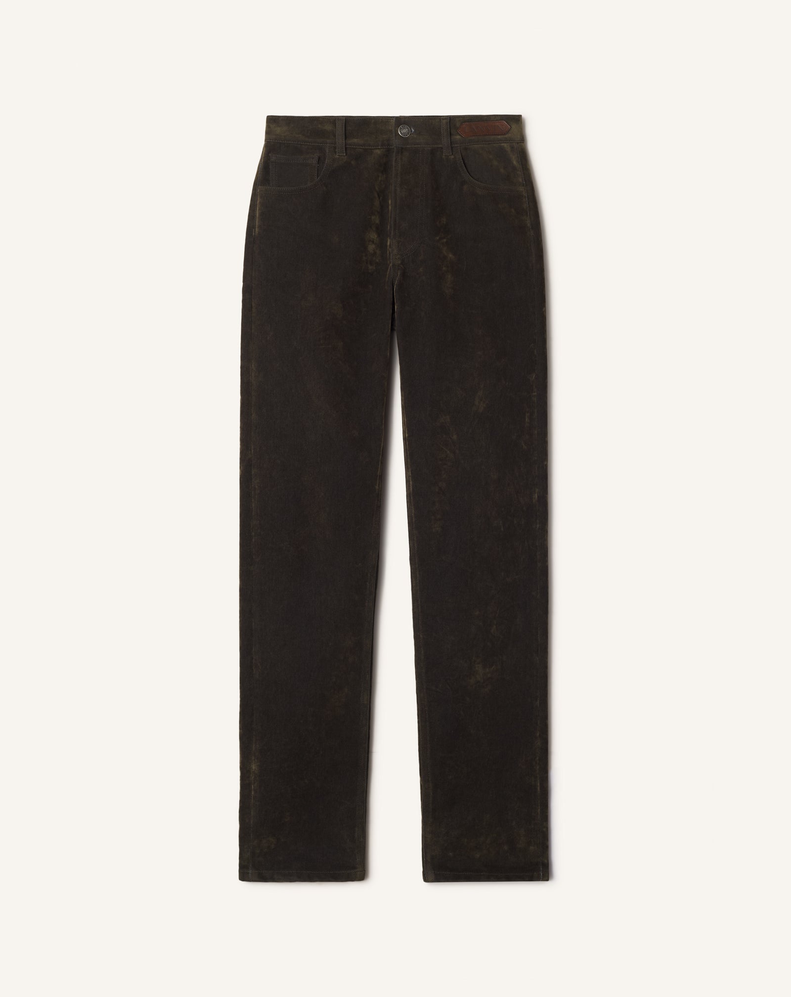 PANTALON DROIT EN DENIM VELOURS