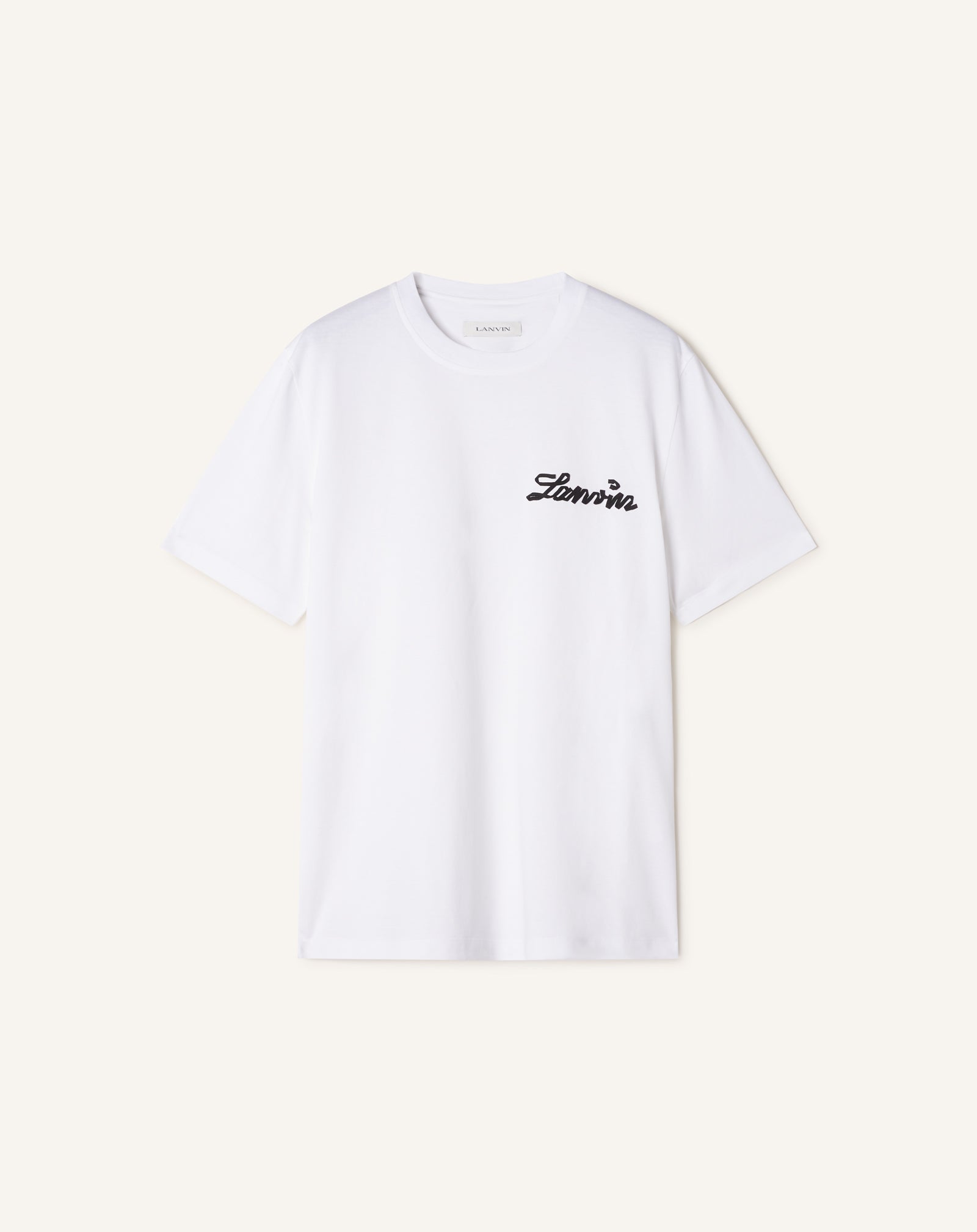 T-SHIRT PETIT RUBAN LANVIN EN COTON BLANC