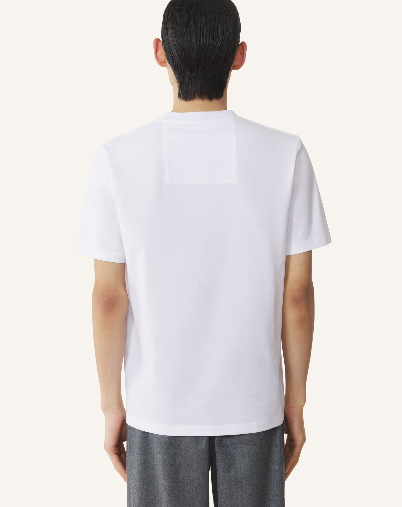 T-SHIRT PETIT RUBAN LANVIN EN COTON BLANC