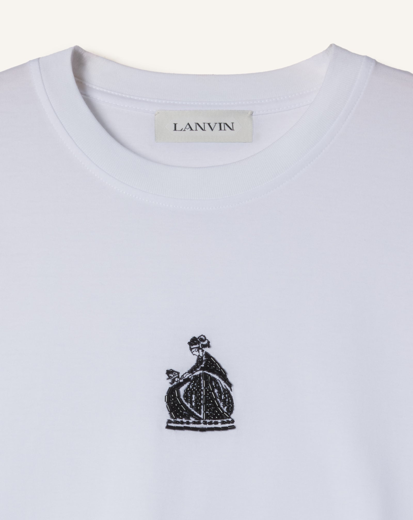 T-SHIRT BRODÉ LA MÈRE ET L'ENFANT EN JERSEY