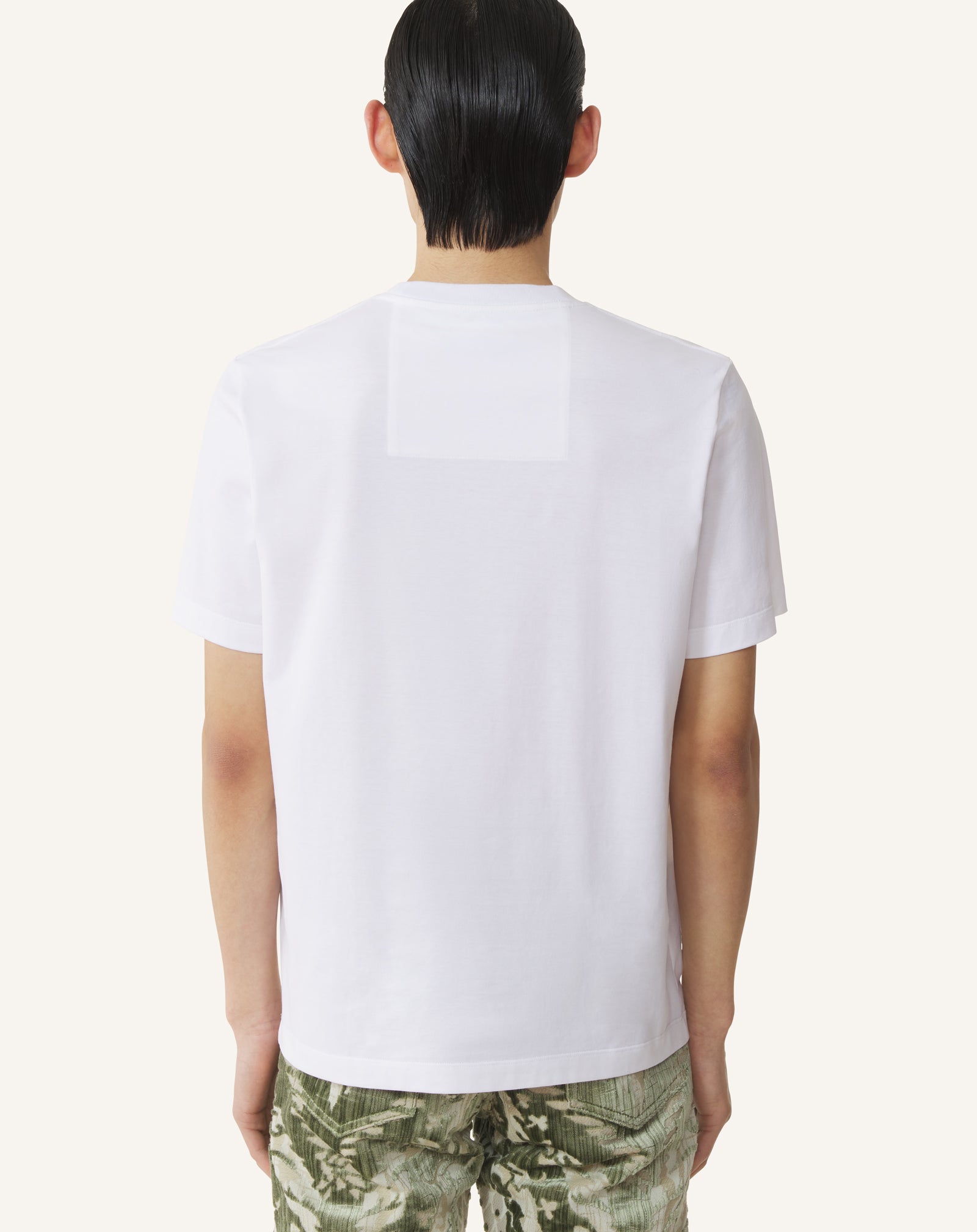 T-SHIRT FLOQUÉ LA MÈRE ET L'ENFANT EN COTON BLANC