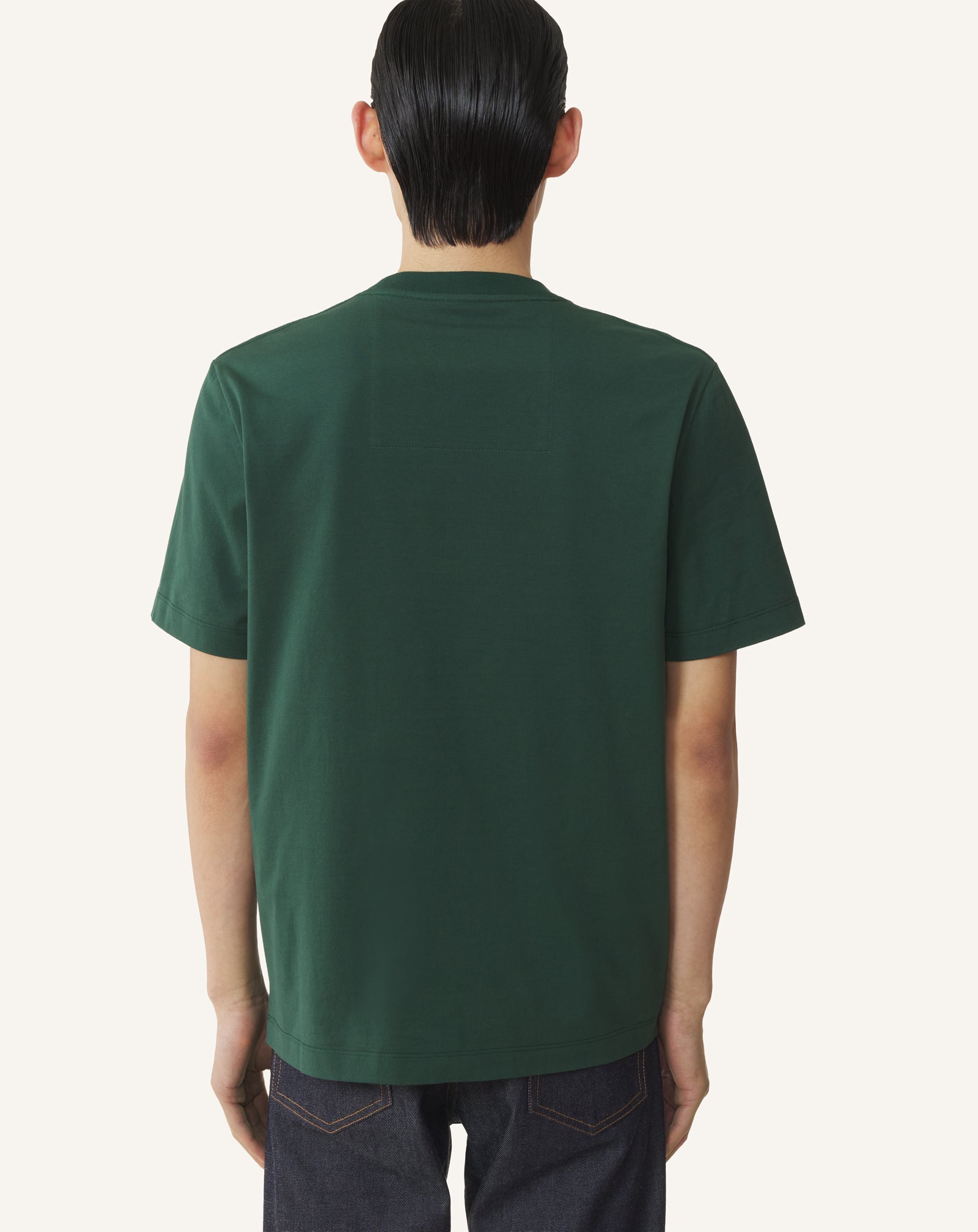 T-SHIRT FLOQUÉ LA MÈRE ET L'ENFANT EN COTON VERT