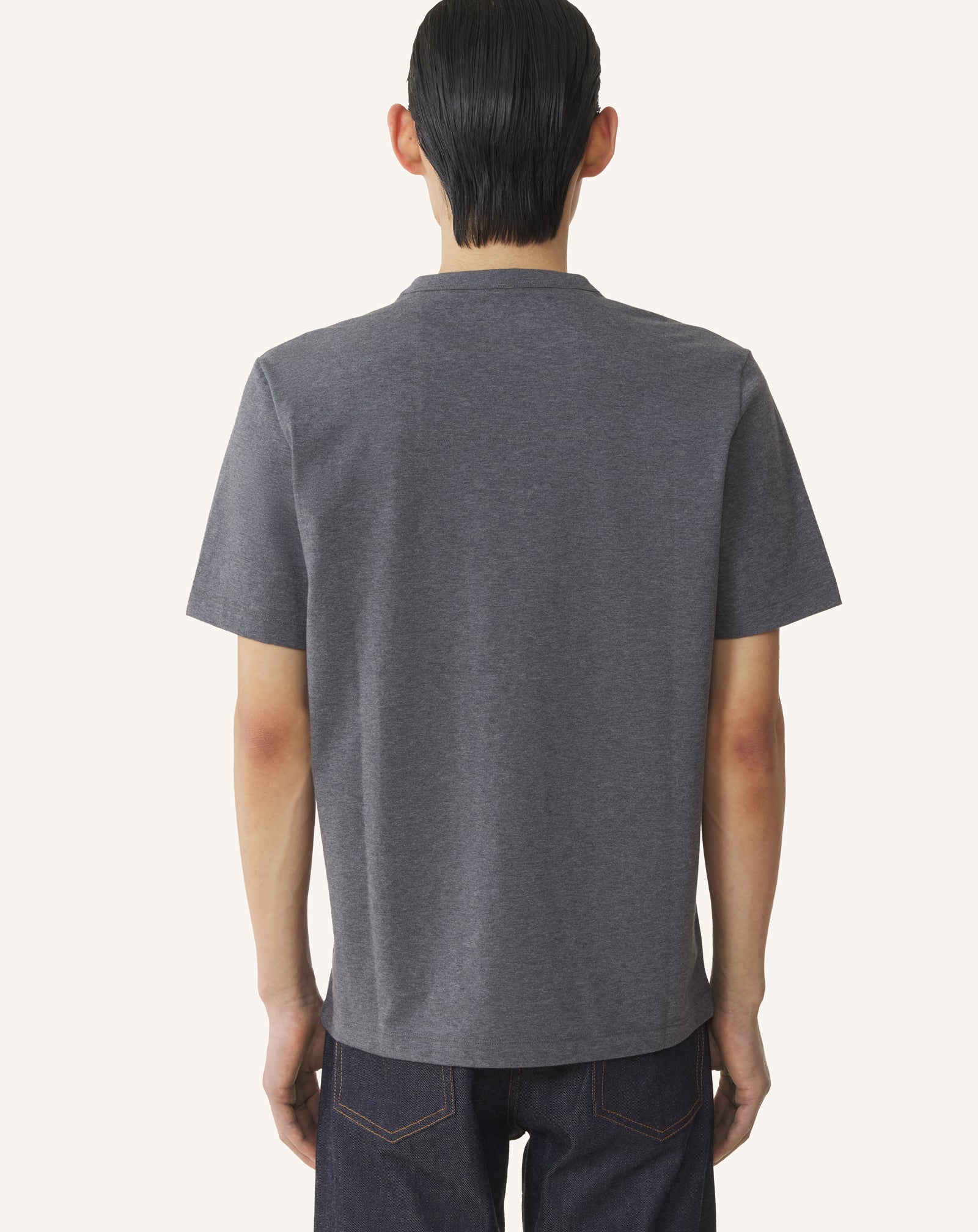 T-SHIRT PETIT RUBAN LANVIN EN COTON NOIR