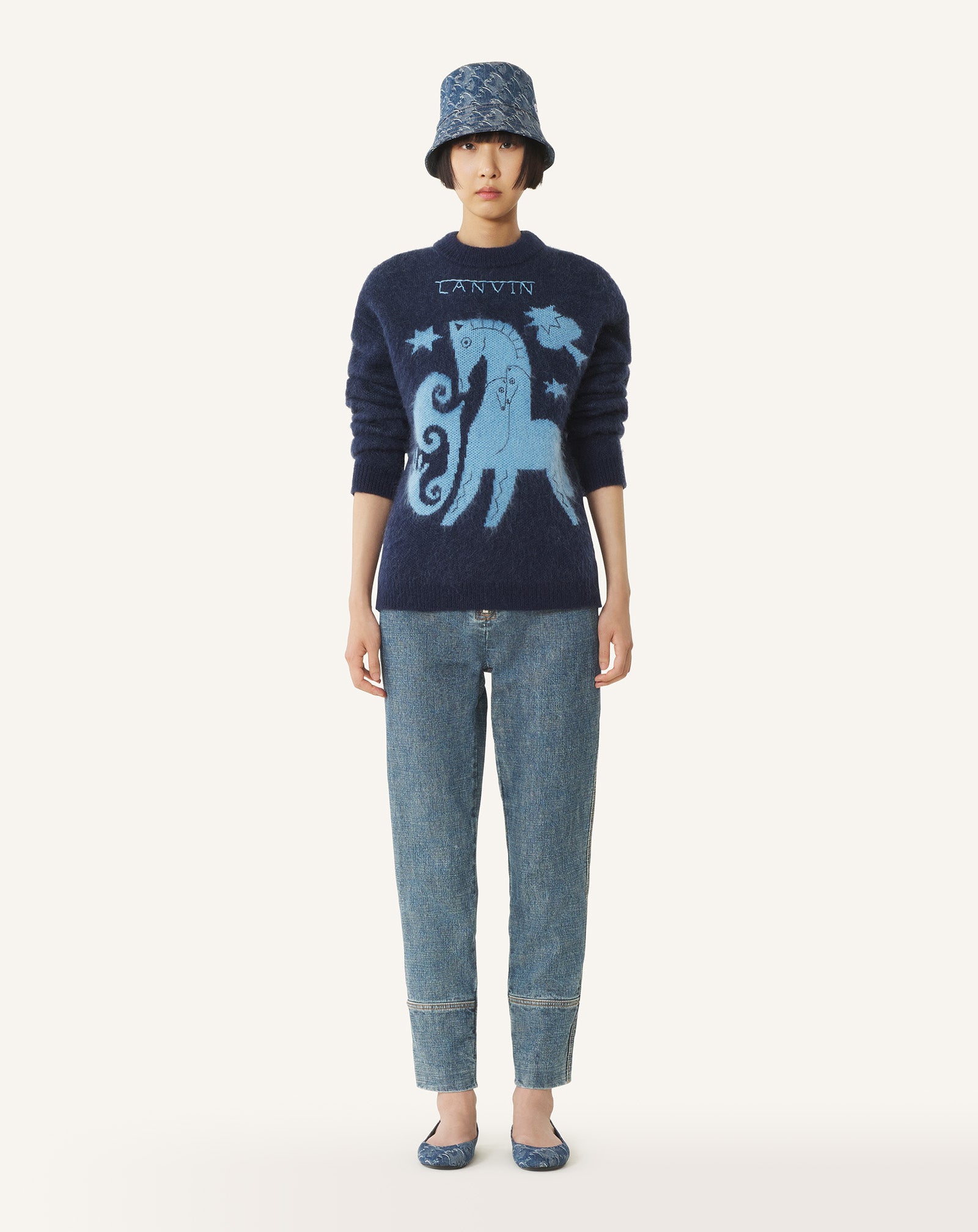PULL EN MOHAIR JACQUARD LUNAR YEAR