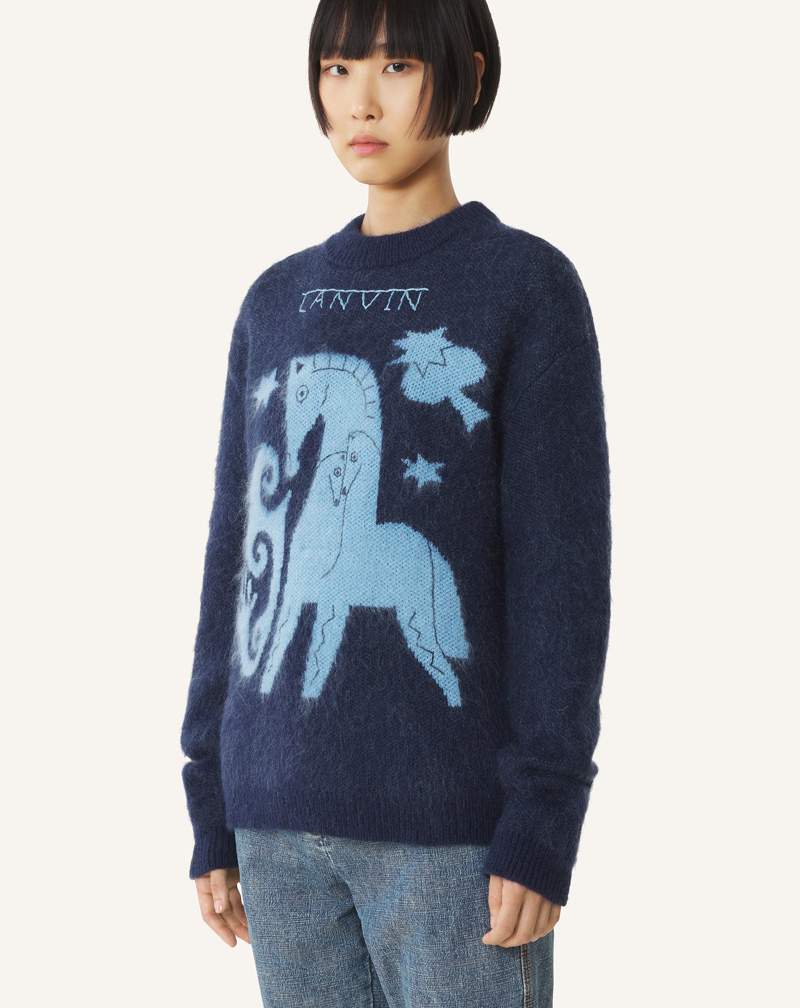 PULL EN MOHAIR JACQUARD LUNAR YEAR