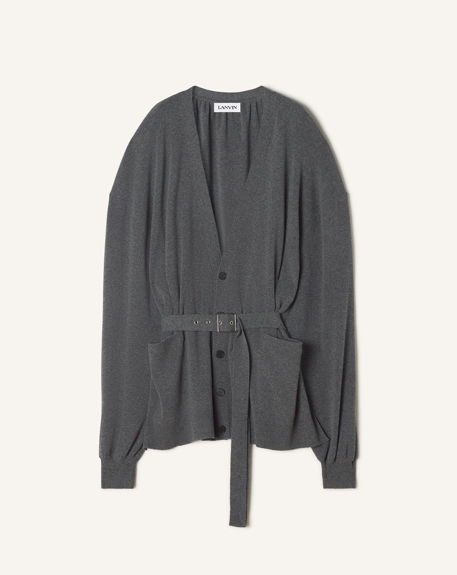 CARDIGAN OVERSIZE EN LAINE ET CACHEMIRE