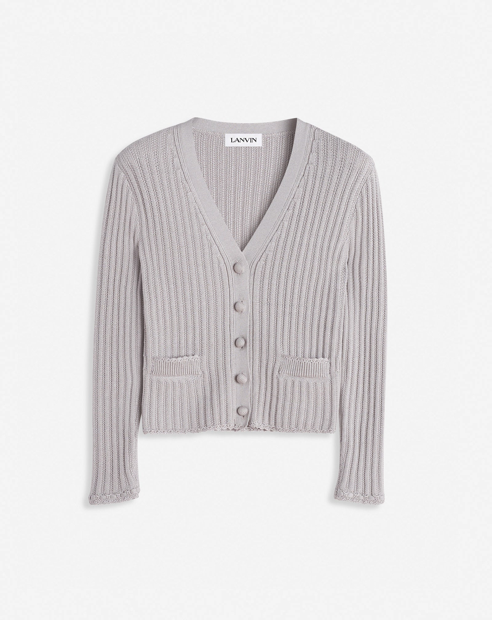 CARDIGAN CÔTELÉ EN VISCOSE