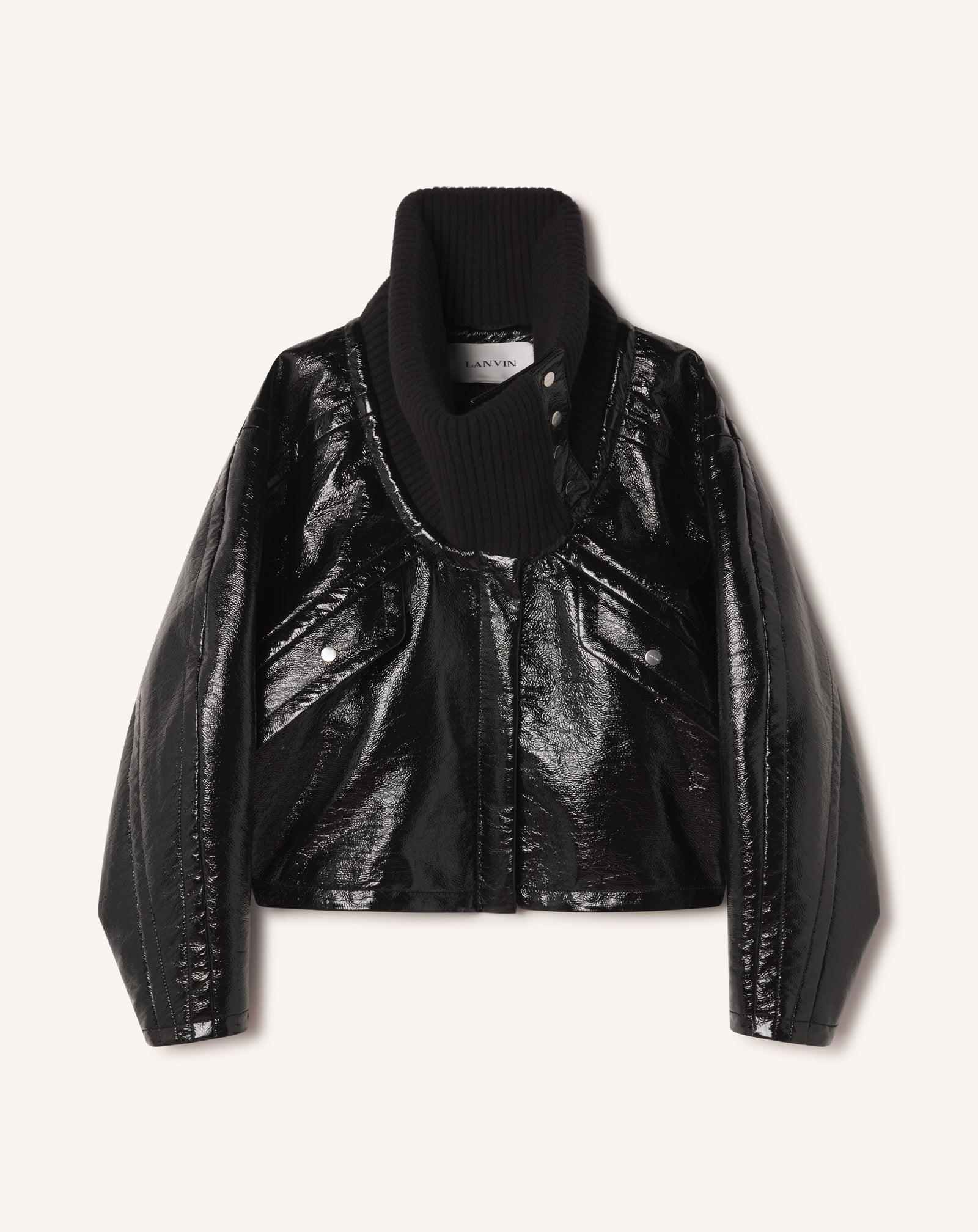 MANTEAU COURT EN VINYLE