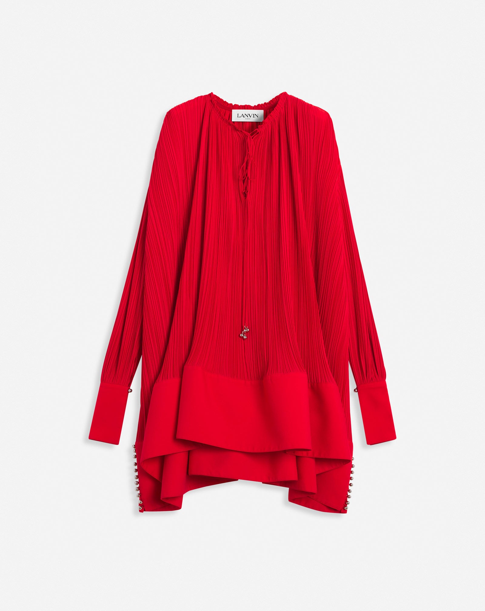 ROBE COURTE PLISSÉE
