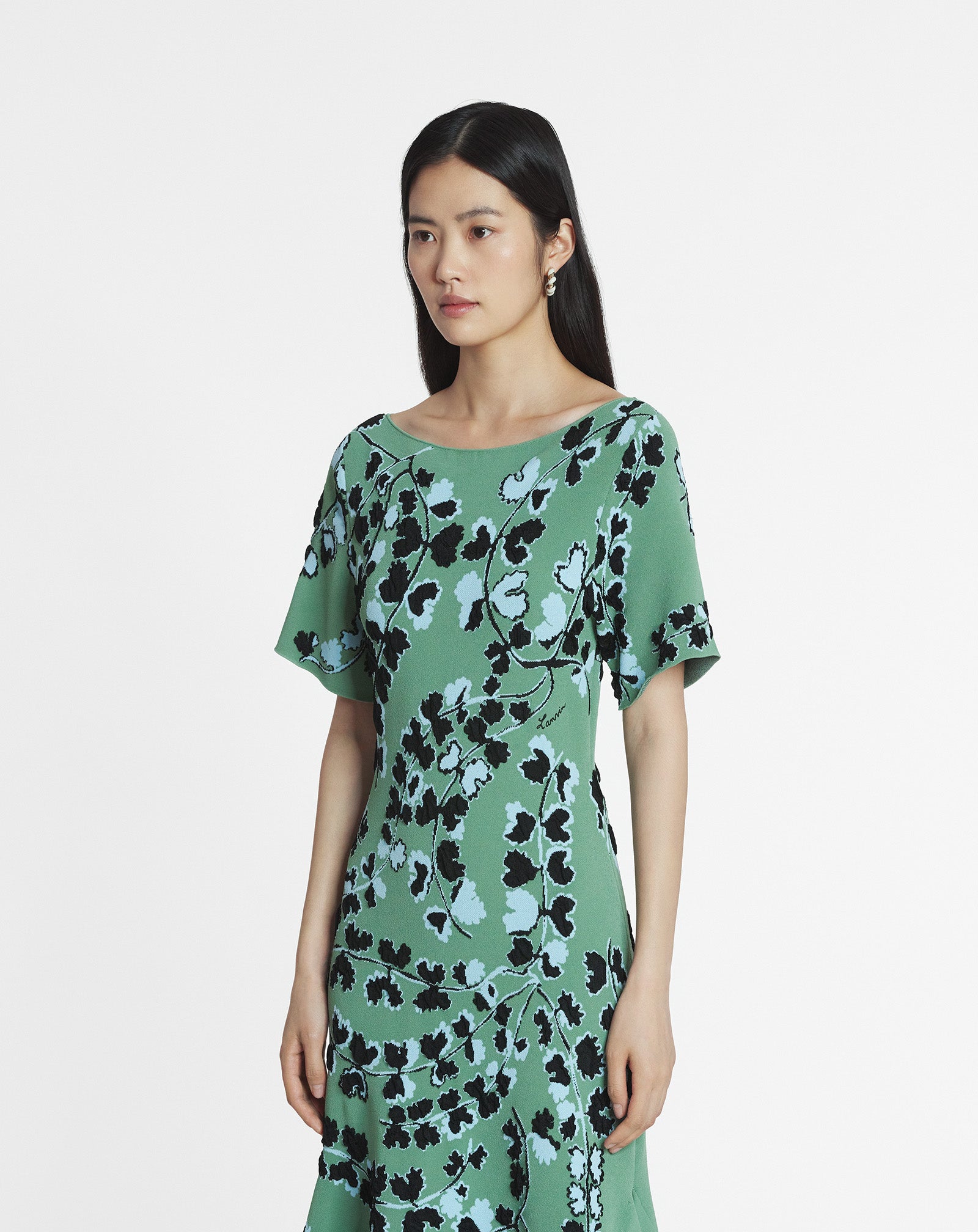 ROBE MIDI EN JACQUARD