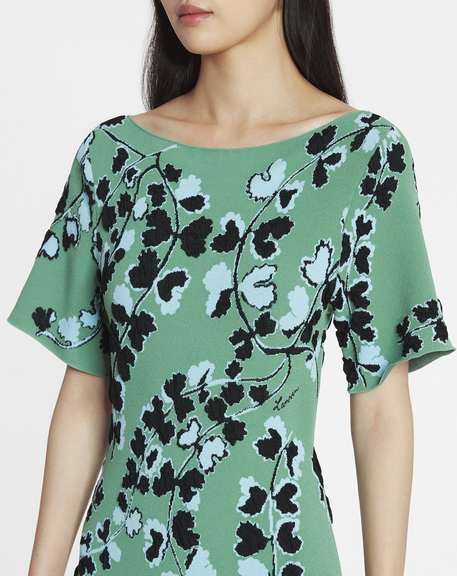 ROBE MIDI EN JACQUARD