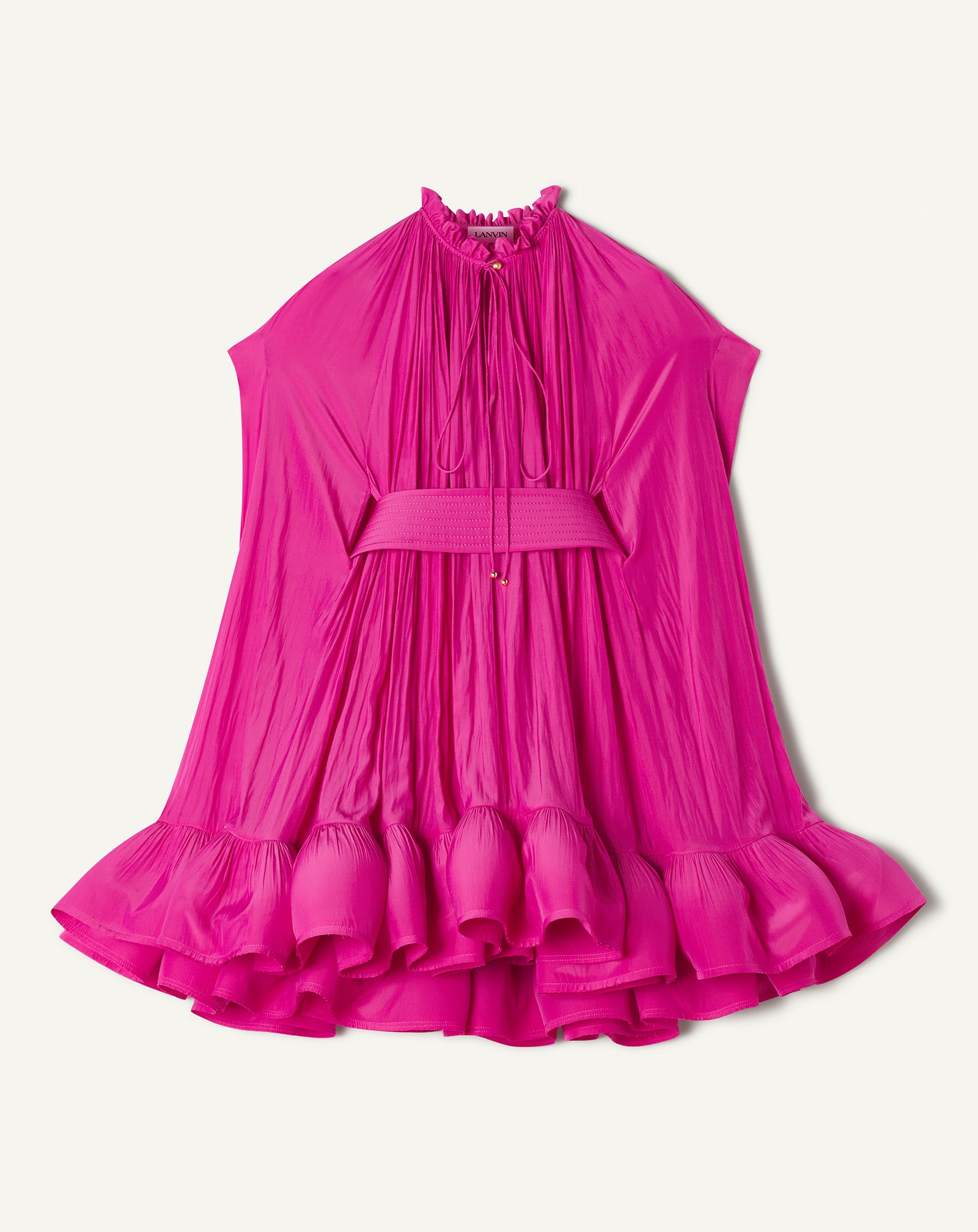 ROBE COURTE EN CHARMEUSE