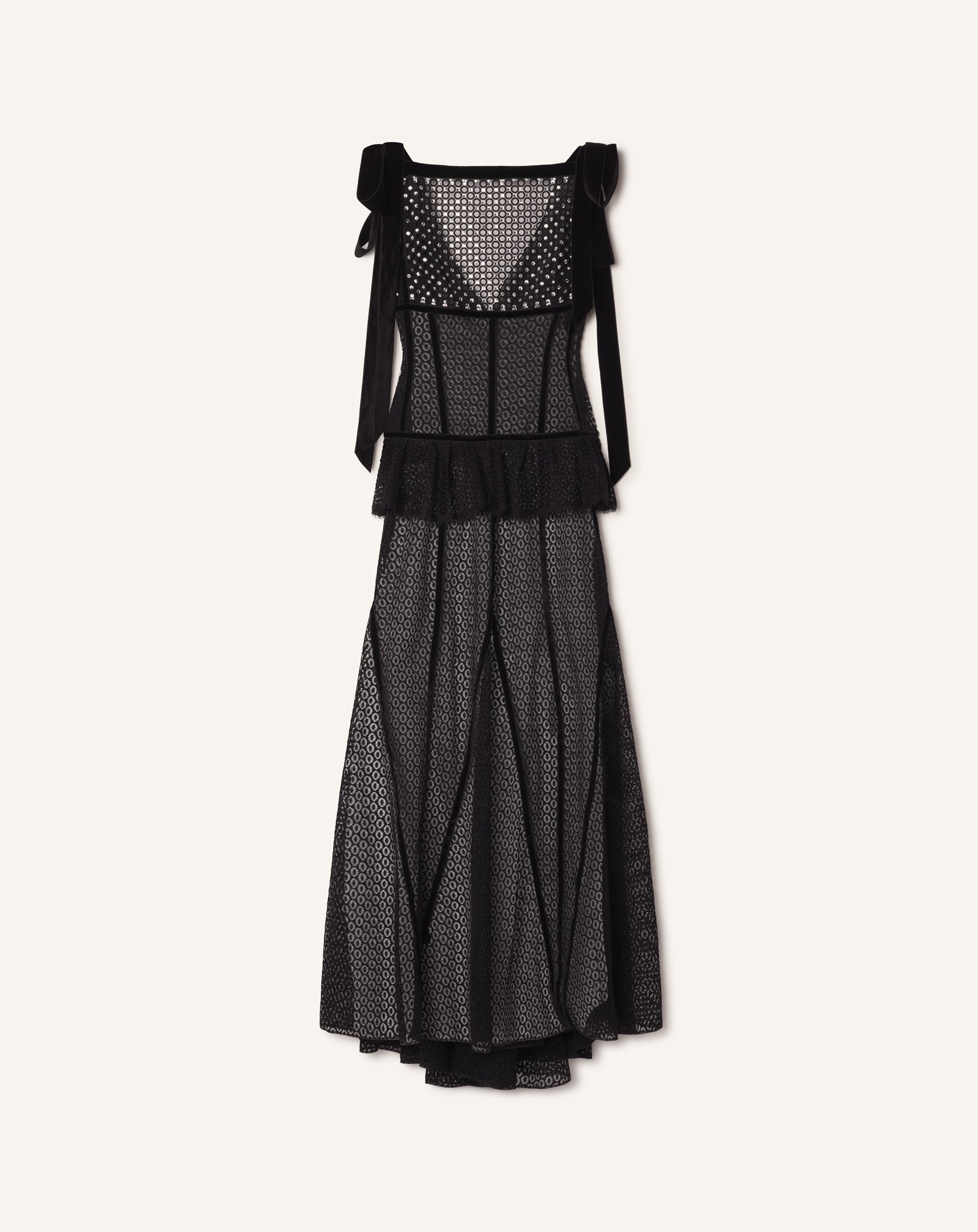 ROBE BRODÉE DOS NU EN DENTELLE