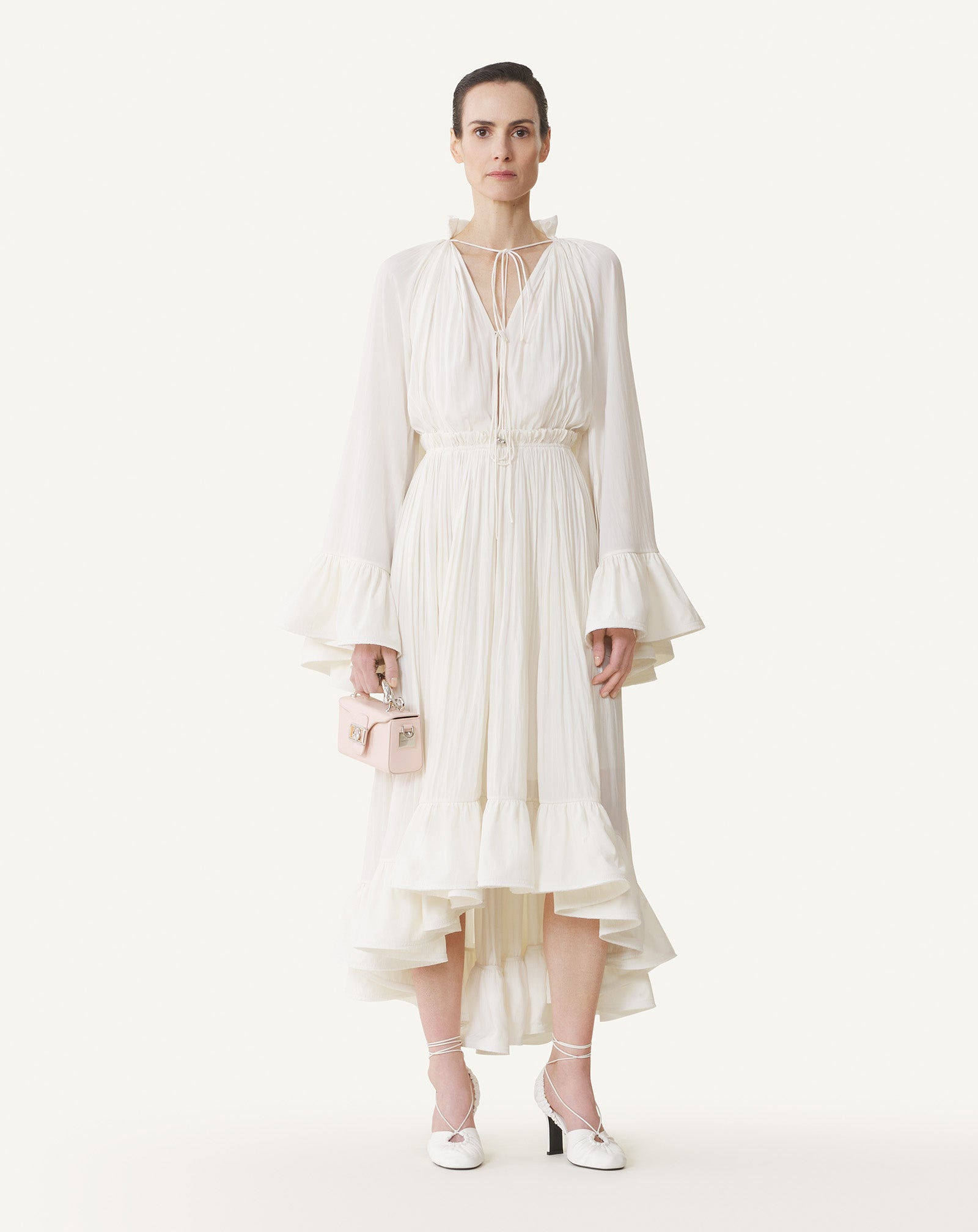 ROBE MIDI EN CHARMEUSE