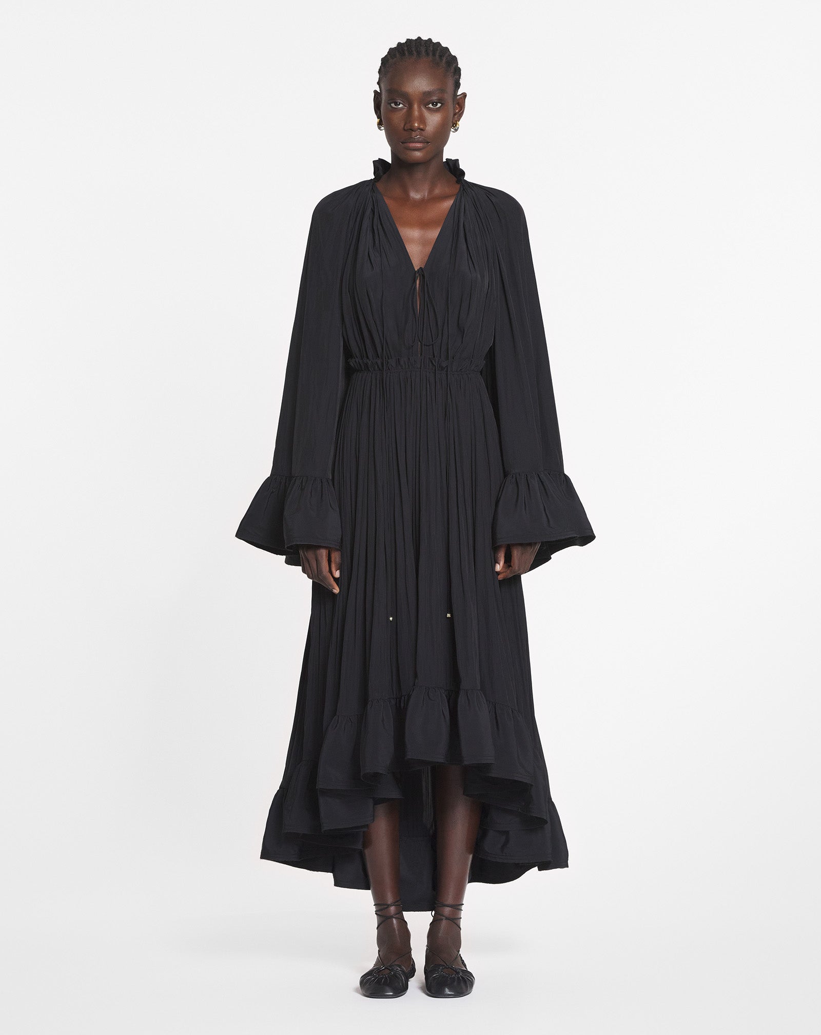 ROBE MIDI EN CHARMEUSE