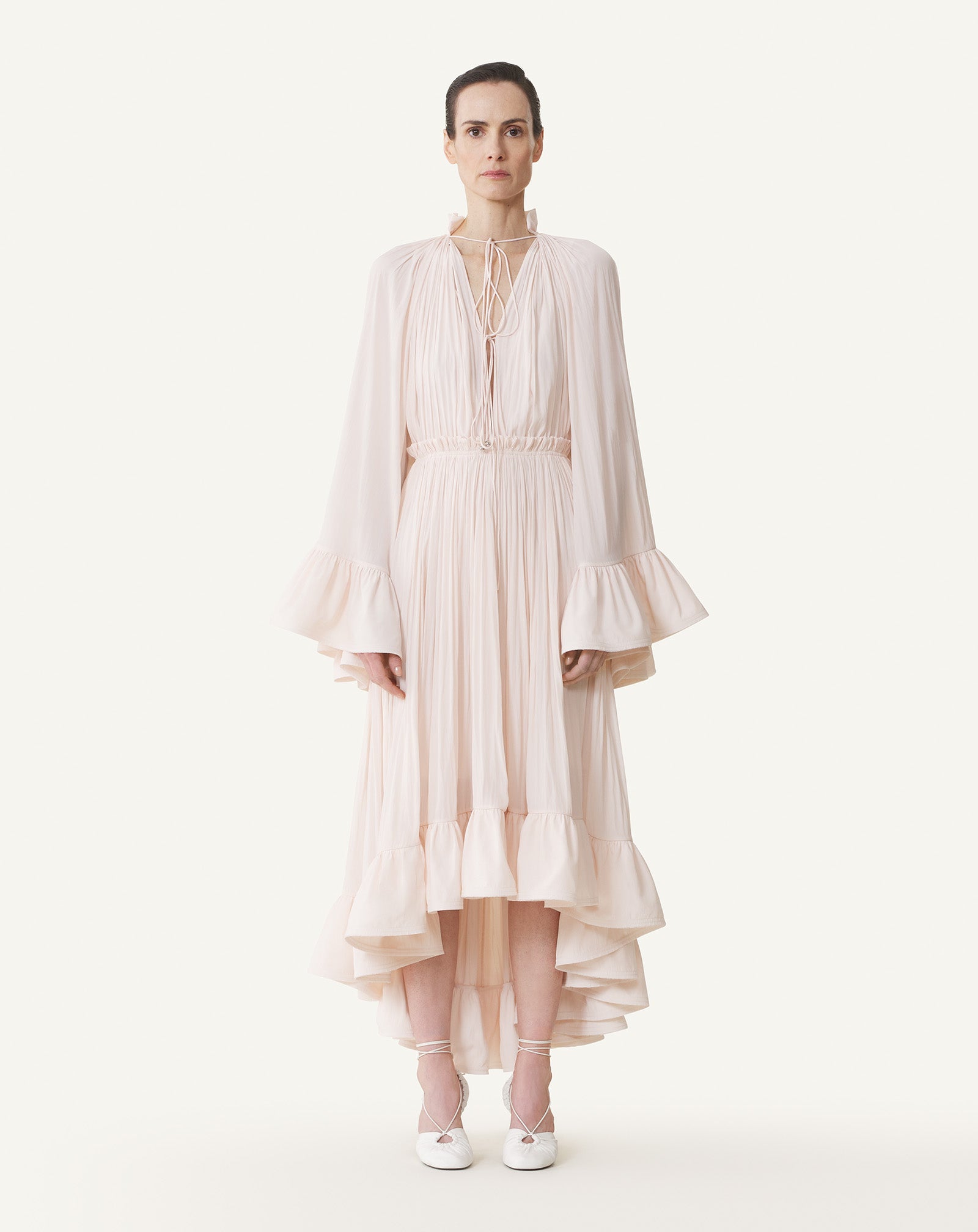 ROBE MIDI EN CHARMEUSE