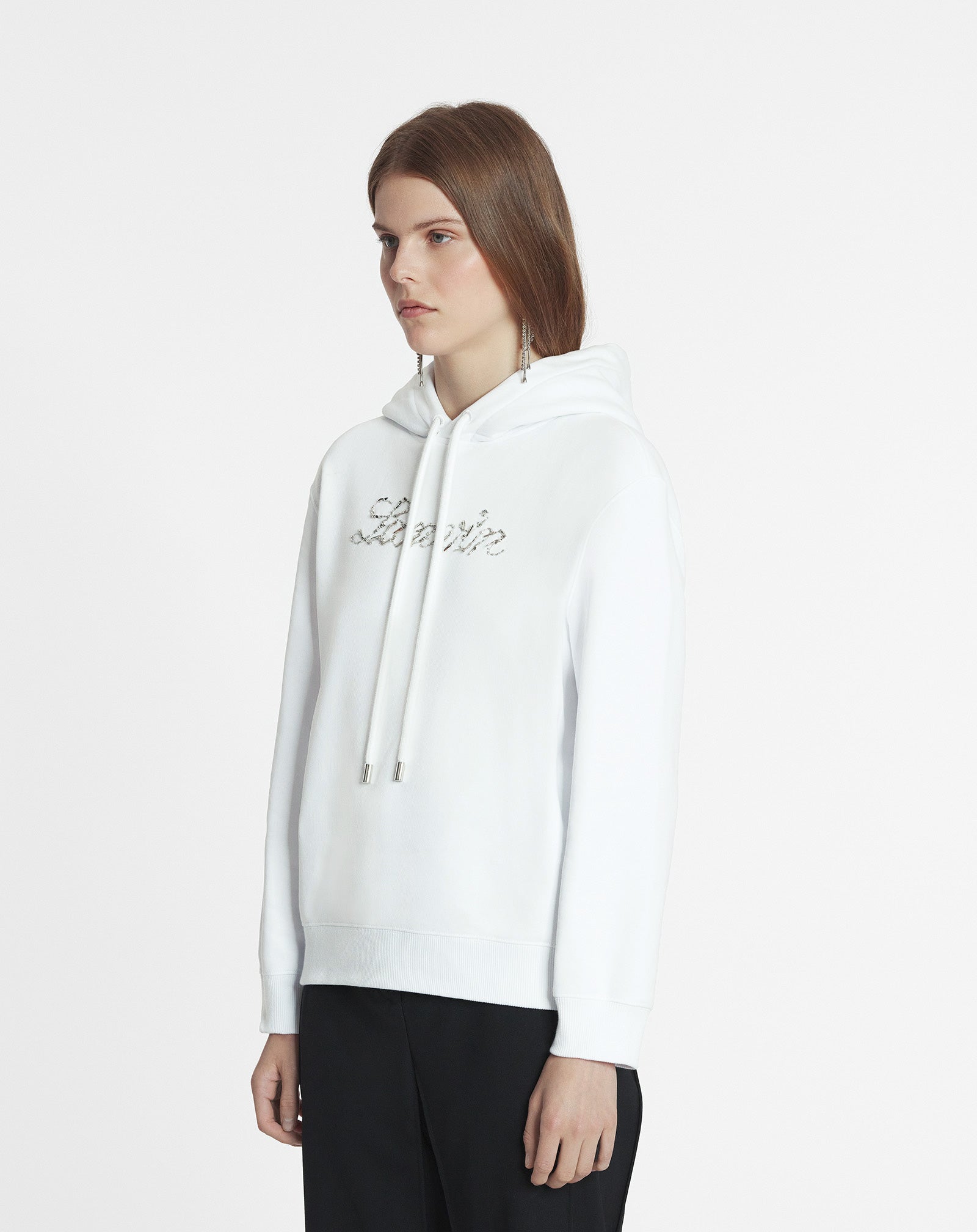 HOODIE BRODÉ LANVIN PERLE