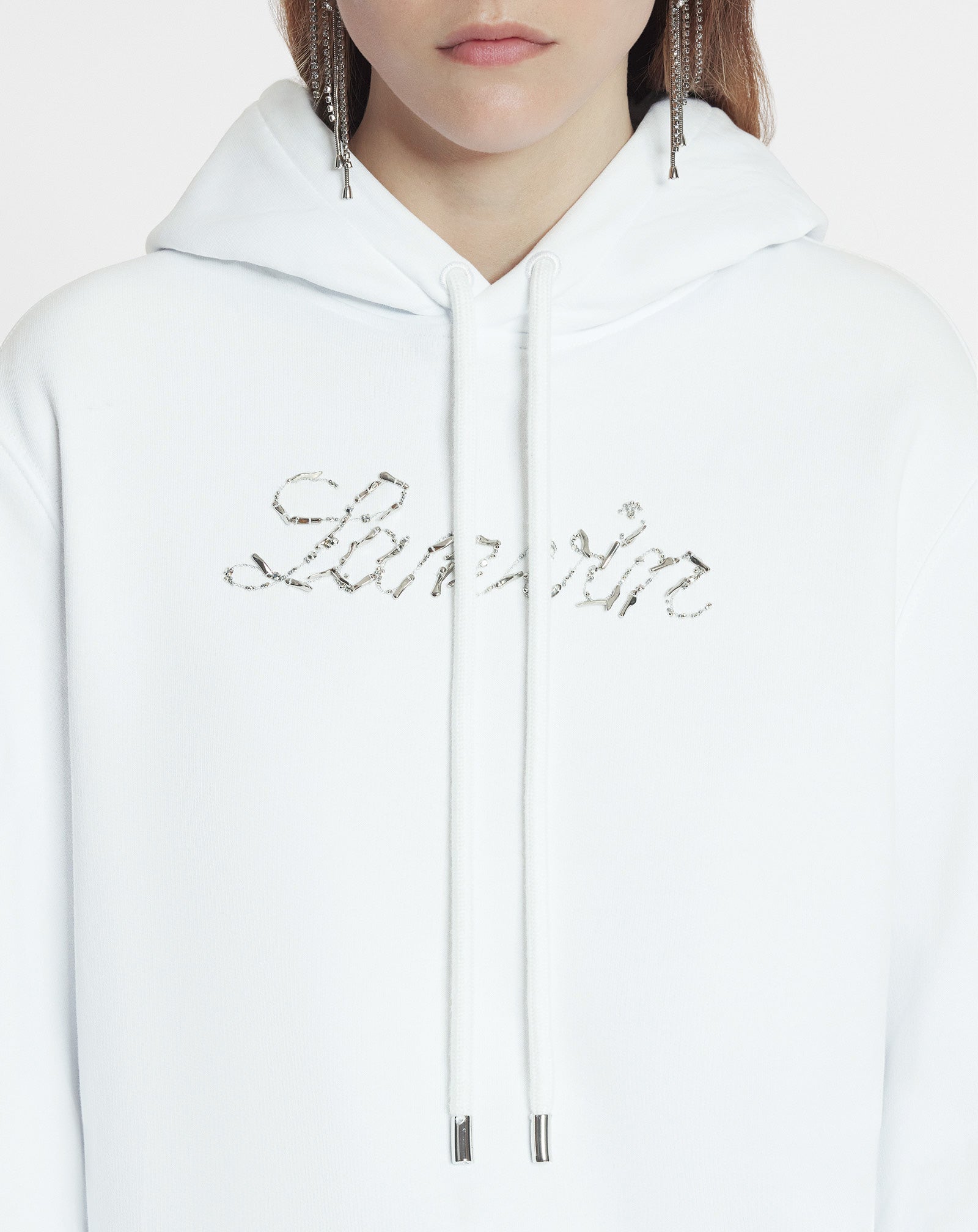 HOODIE BRODÉ LANVIN PERLE