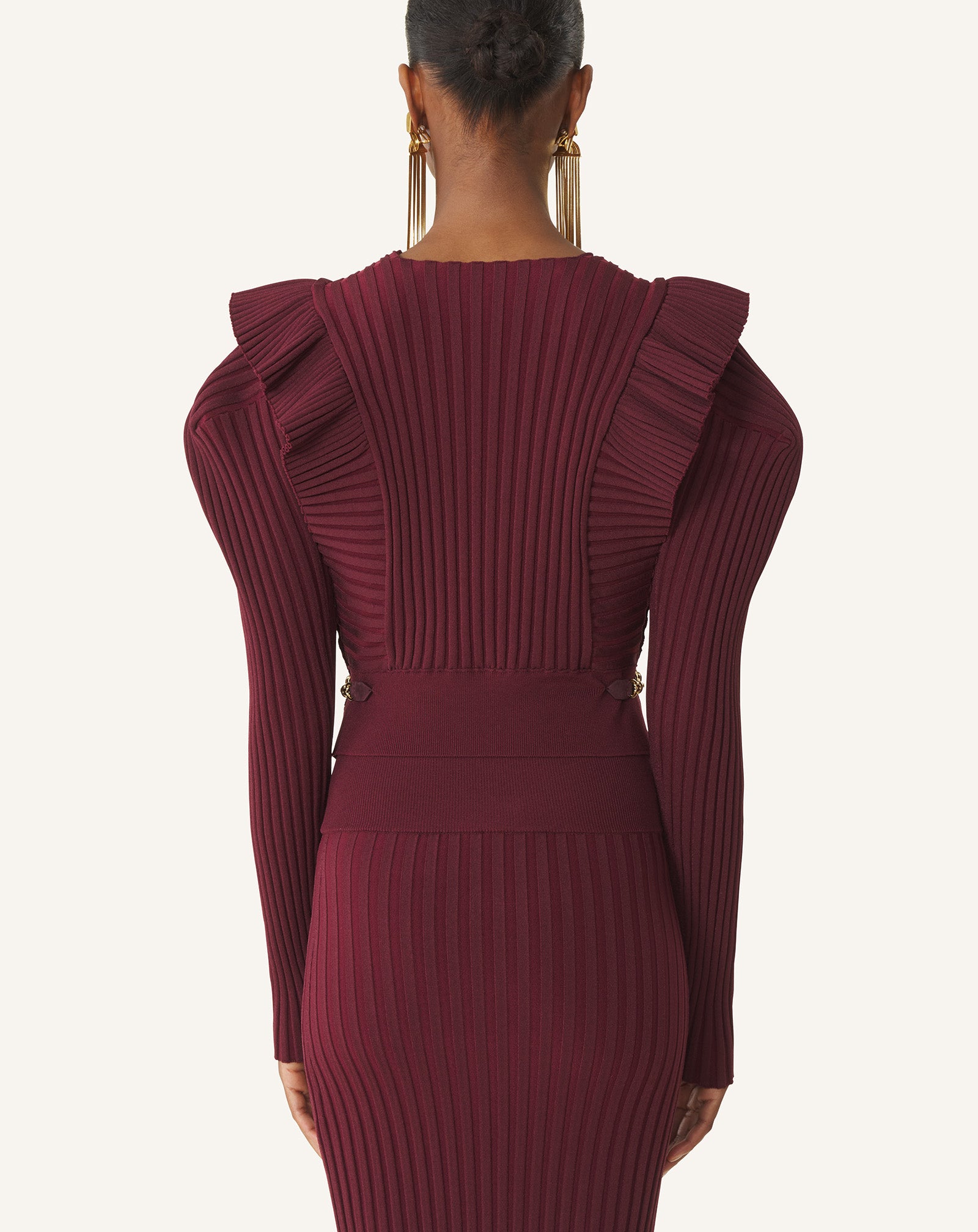 PULL À PLASTRON EN VISCOSE