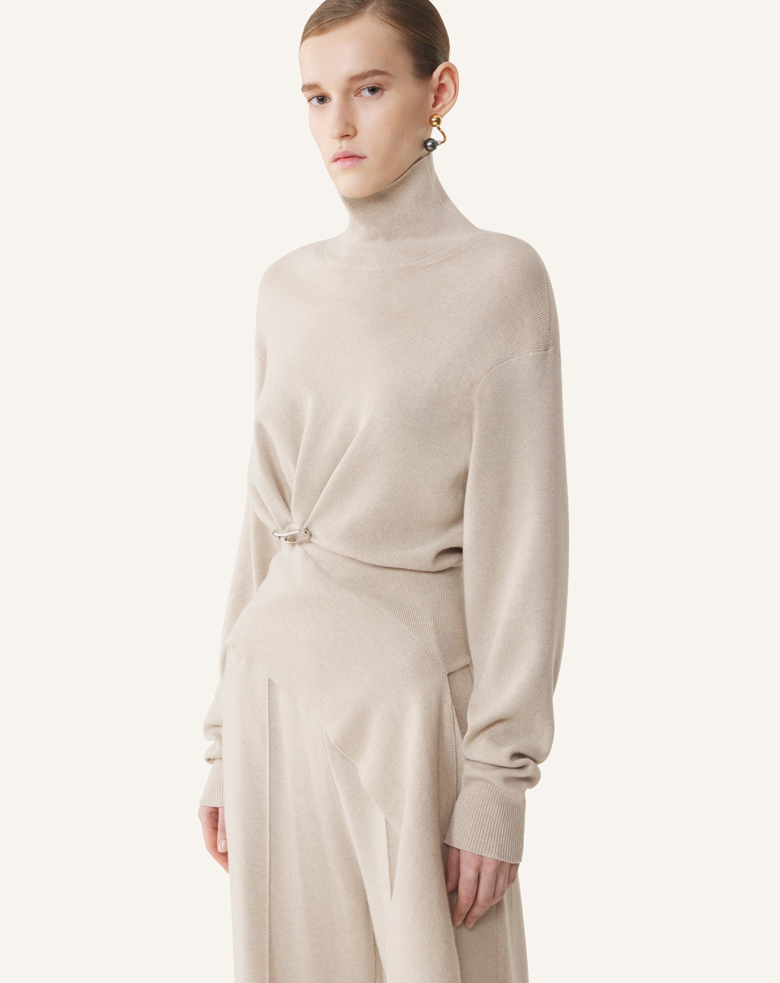 PULL EN LAINE ET CACHEMIRE