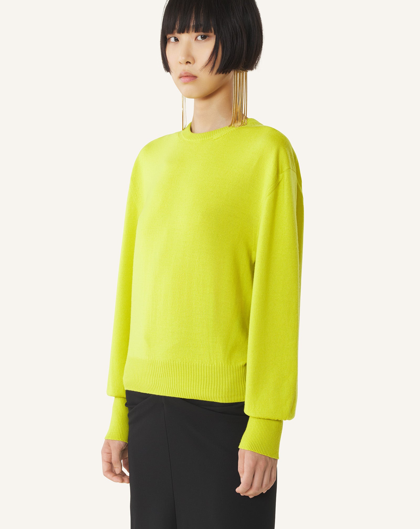PULL DÉTAIL GROS GRAIN EN MÉRINOS