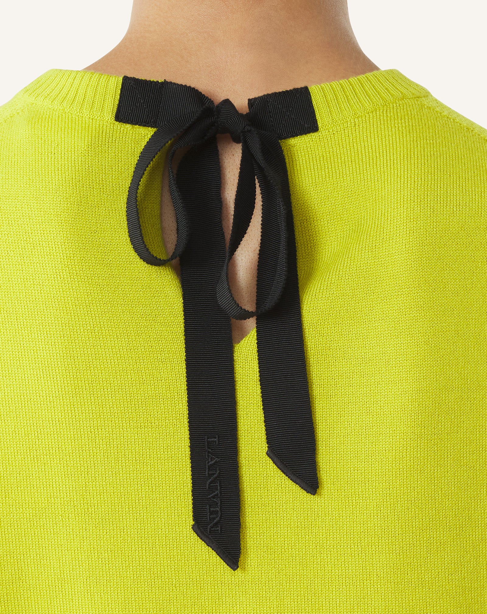PULL DÉTAIL GROS GRAIN EN MÉRINOS