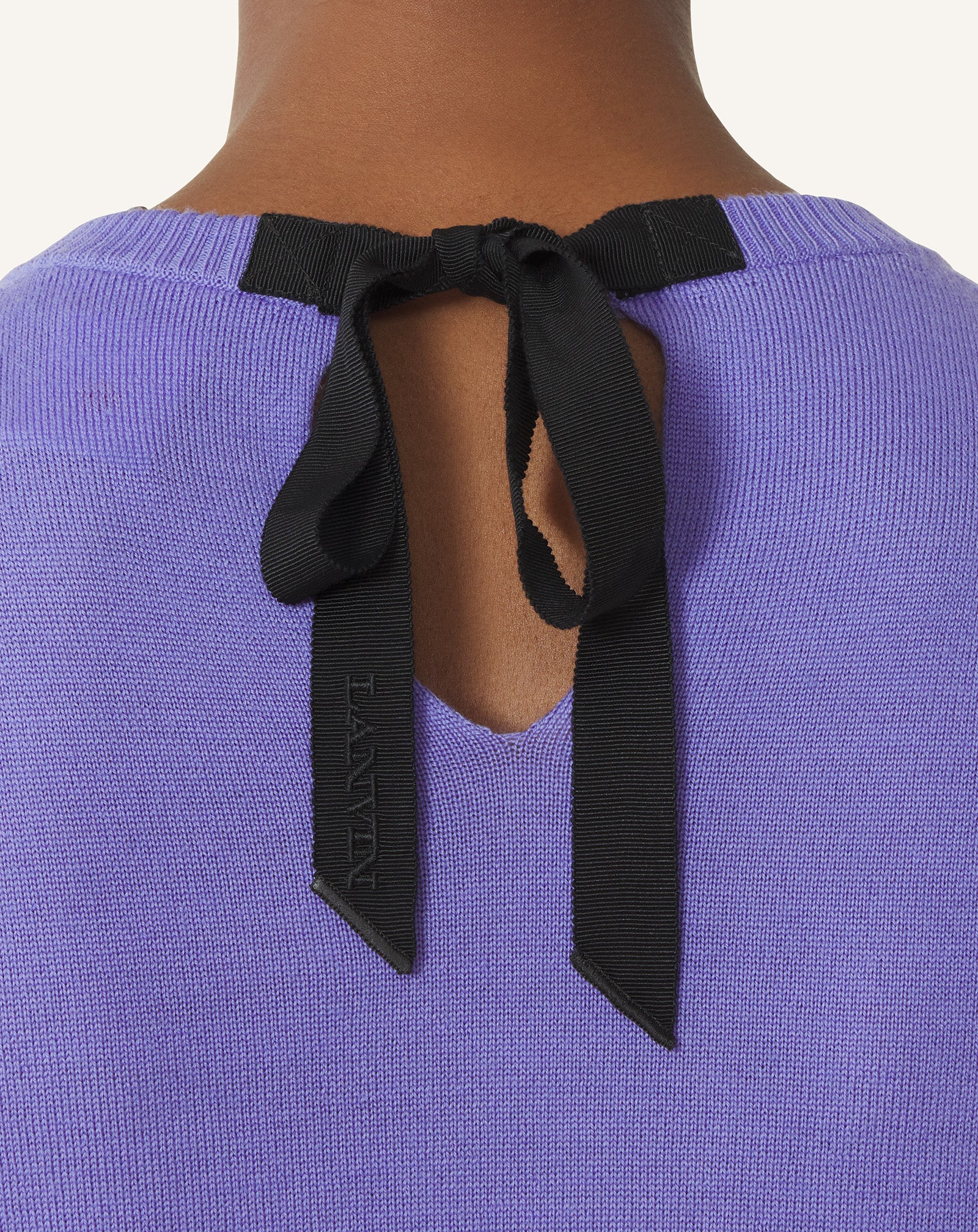 PULL DÉTAIL GROS GRAIN EN MÉRINOS